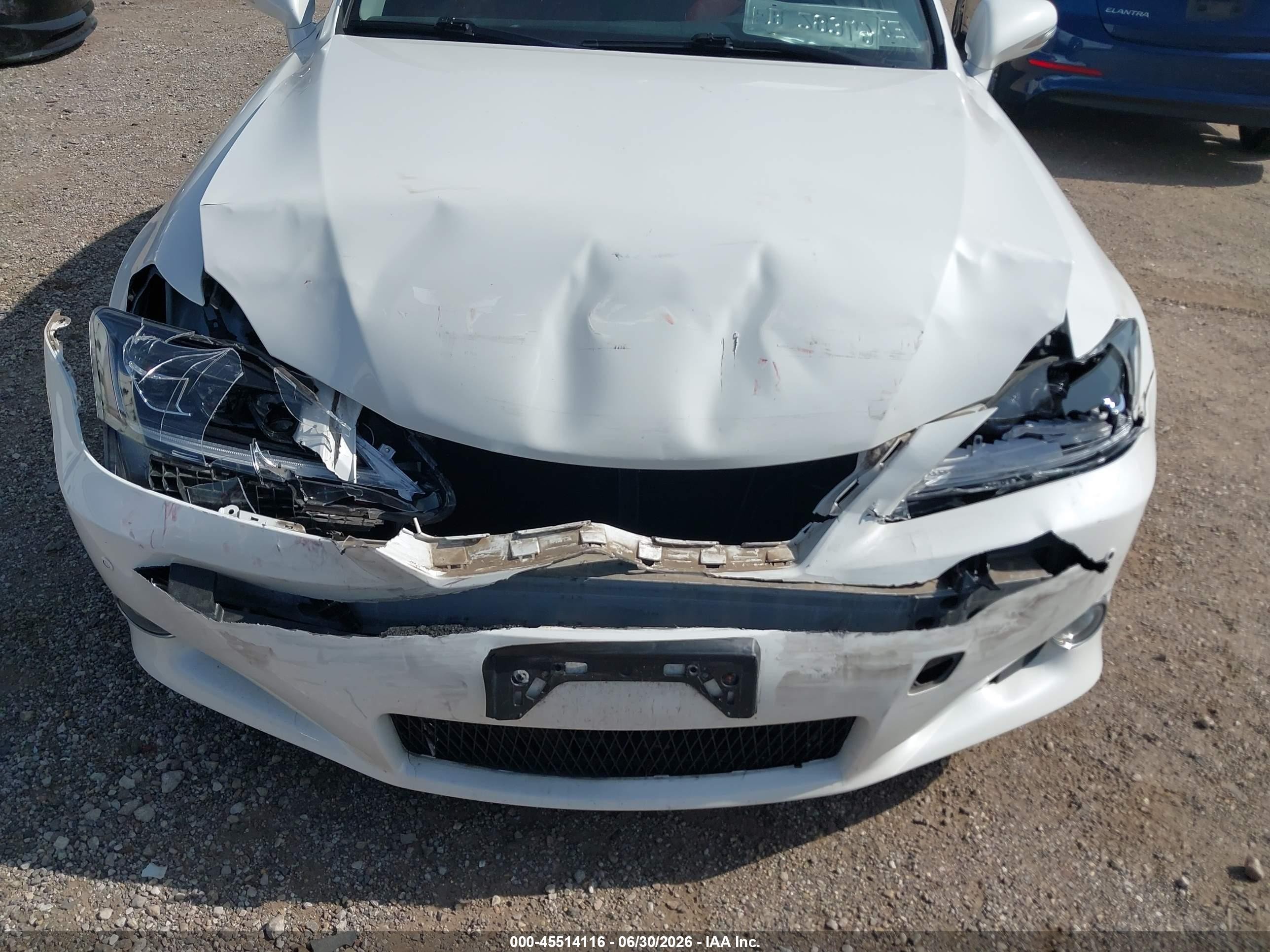 2015 Lexus Is VIN JTHFF2C23F2532064 IAAI salvage auction — Front End, Salvage (Illinois), sold $4,050 on 2026-09-02 (photo 6)