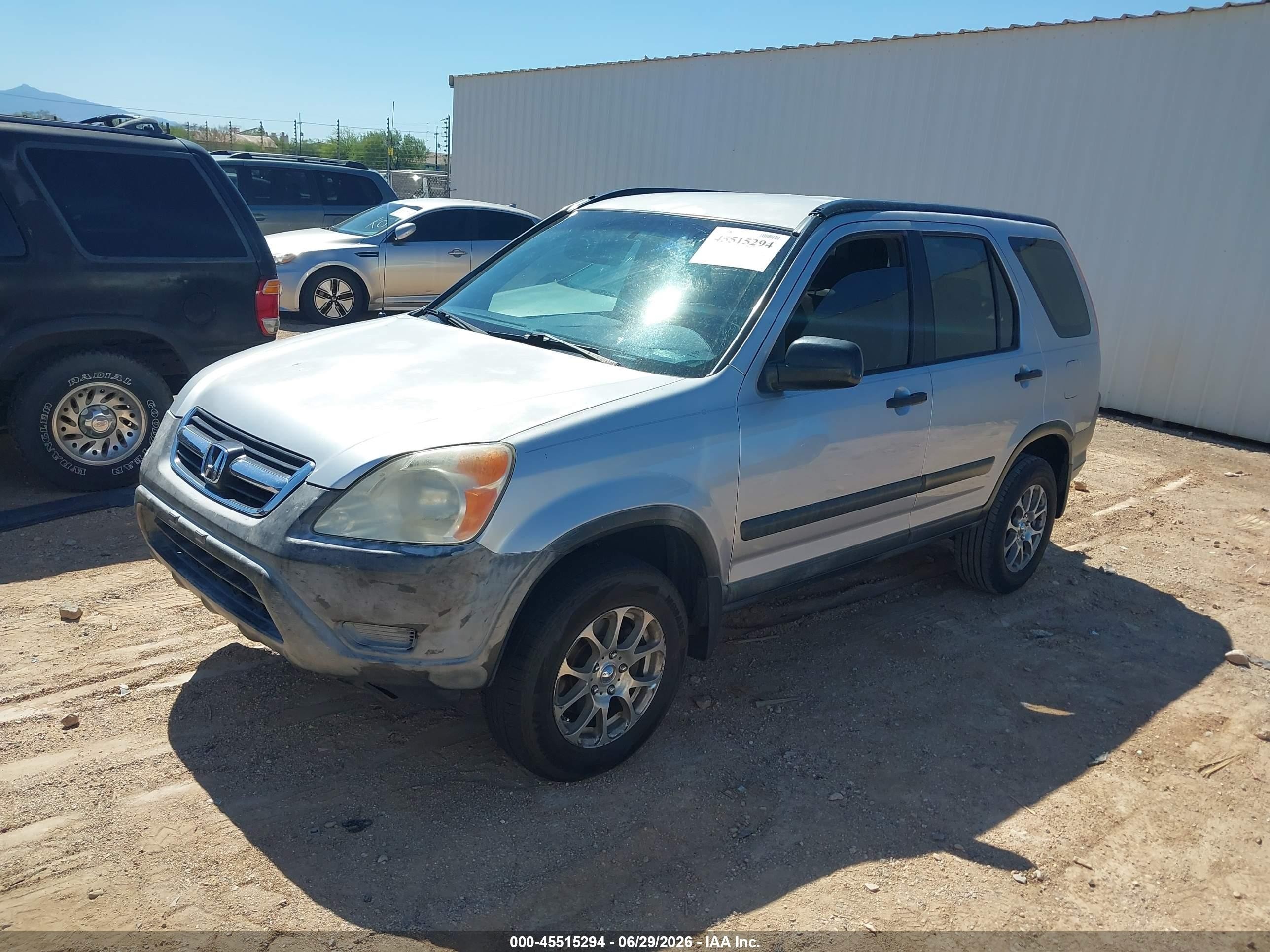 2004 Honda CR-V VIN JHLRD684X4C002903 IAAI salvage auction — Normal Wear, Clear-Dealer Only (Arizona), sold $1,125 on 2026-07-09 (photo 2)
