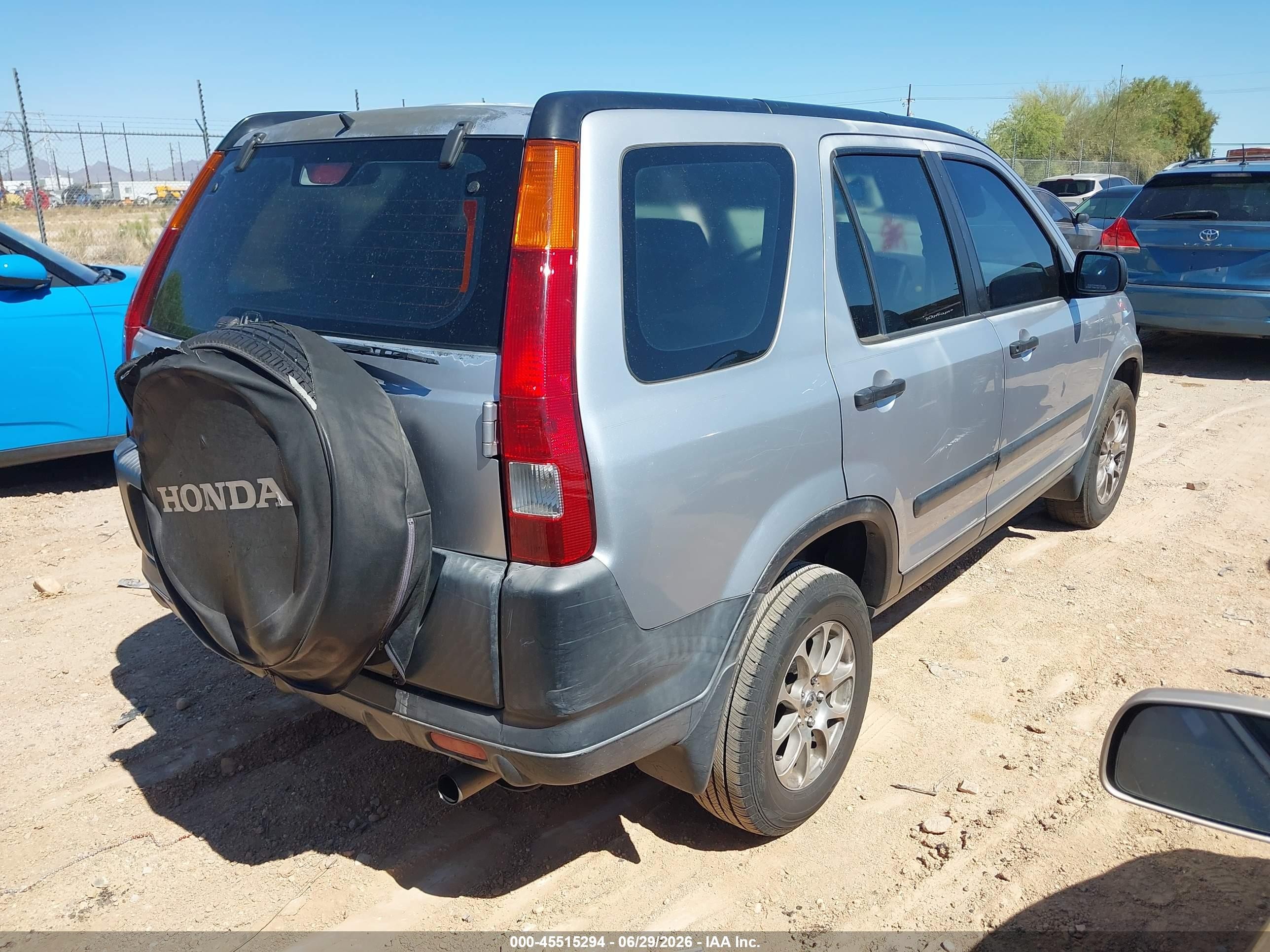 2004 Honda CR-V VIN JHLRD684X4C002903 IAAI salvage auction — Normal Wear, Clear-Dealer Only (Arizona), sold $1,125 on 2026-07-09 (photo 4)
