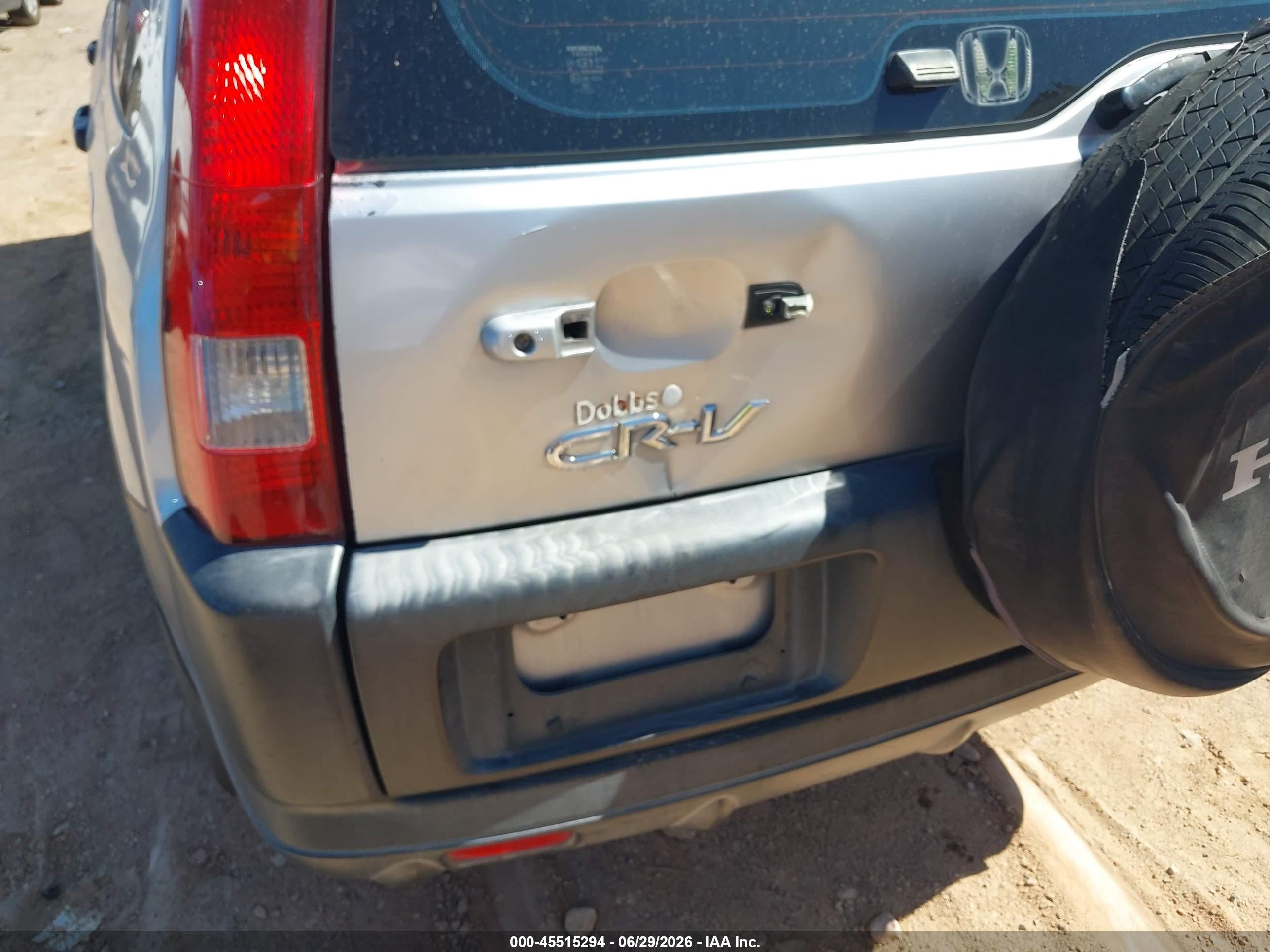 2004 Honda CR-V VIN JHLRD684X4C002903 IAAI salvage auction — Normal Wear, Clear-Dealer Only (Arizona), sold $1,125 on 2026-07-09 (photo 6)