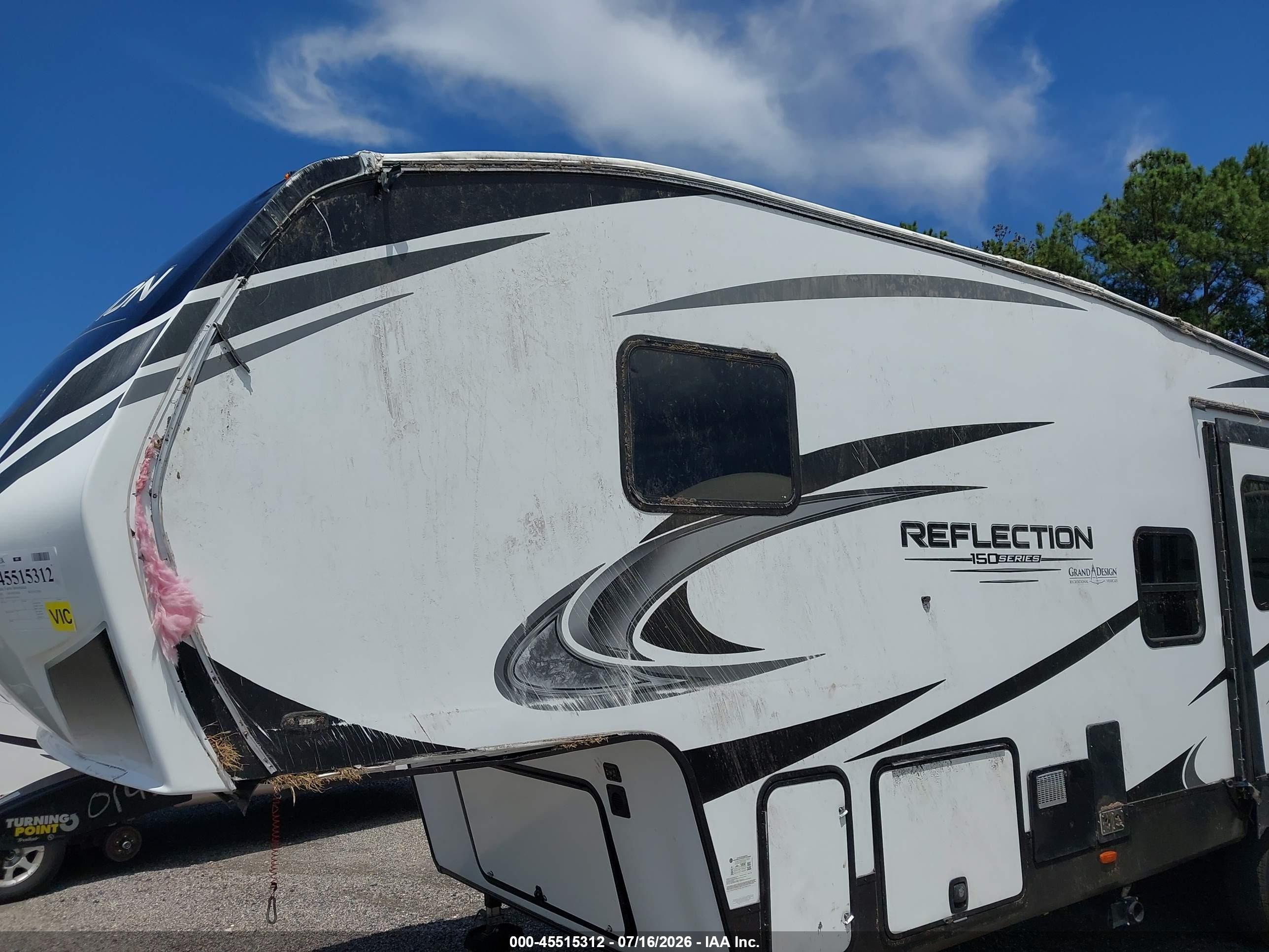 2021 Grand desi Reflection VIN 573FR3527M3330145 IAAI salvage auction — Rollover, Salvage (South Carolina), sold $6,000 on 2026-09-10 (photo 6)