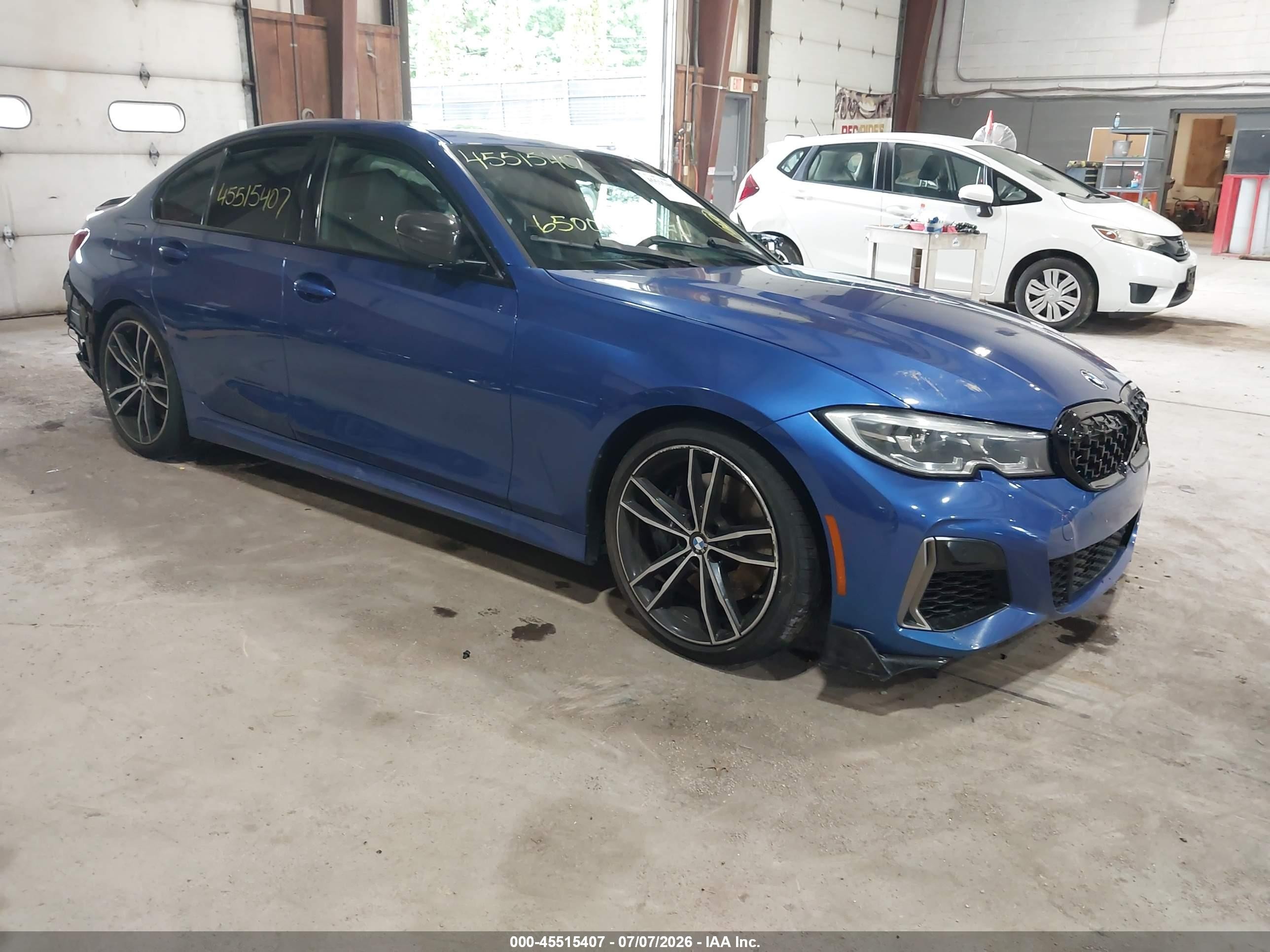 2021 BMW 3 Series VIN 3MW5U7J09M8B49355 — IAAI salvage auction photo