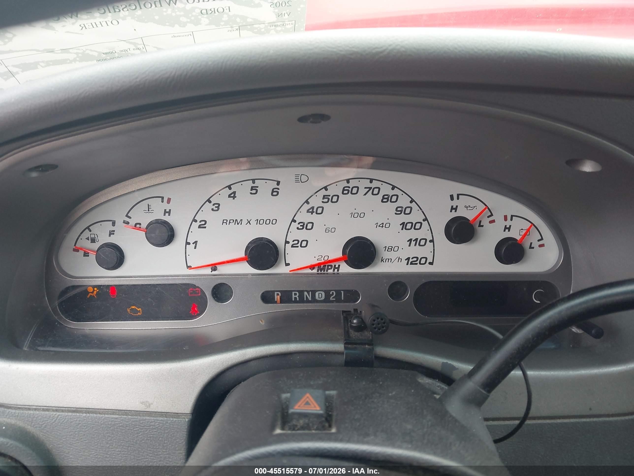2005 Ford Explorer Sport Trac VIN 1FMZU67K75UB94110 IAAI salvage auction — Normal Wear, Clear-Dealer Only (Washington), sold $100 on 2026-07-09 (photo 7)