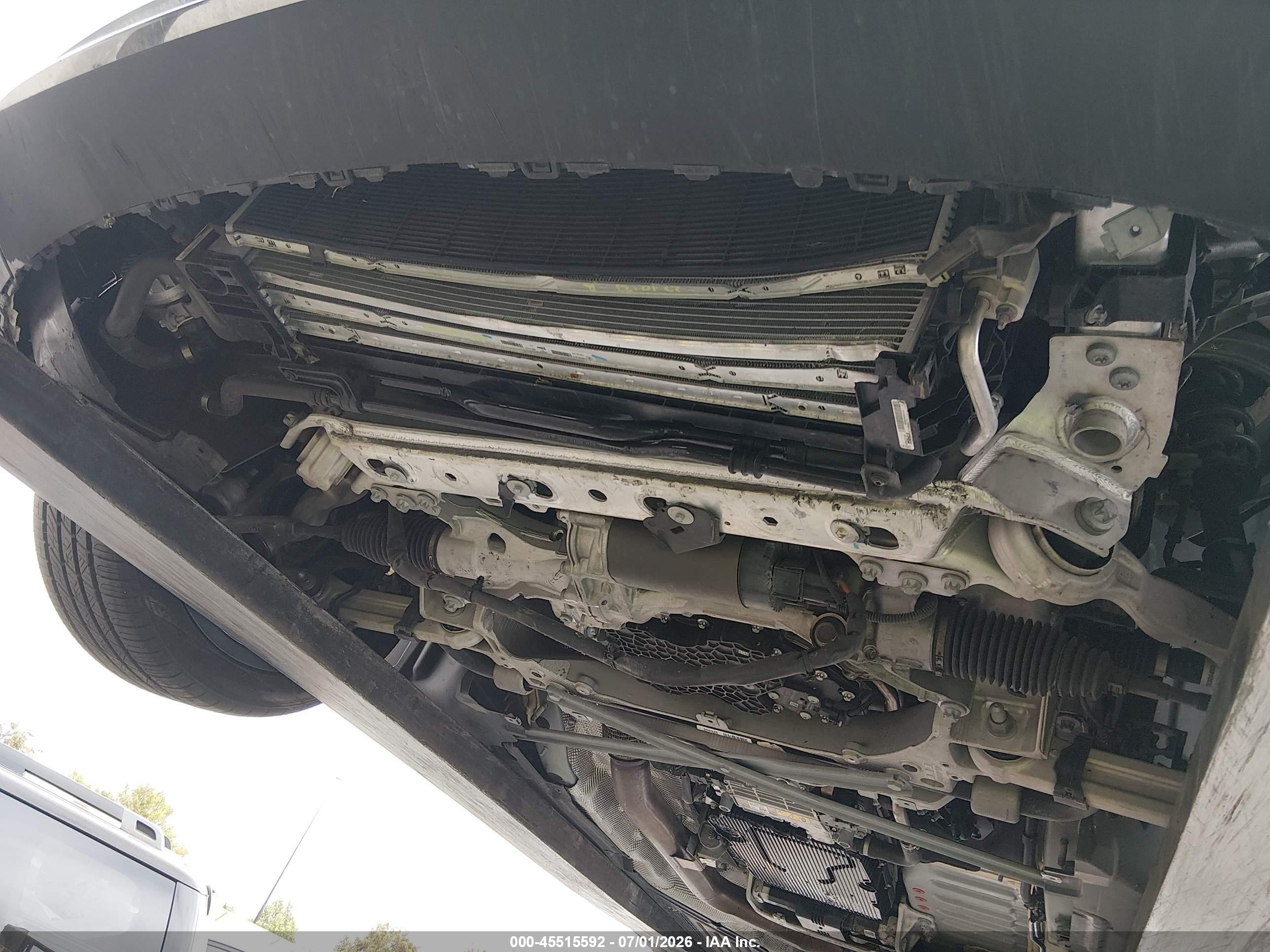 2024 Mercedes-Benz C-Class VIN W1KAF4HB5RR184799 IAAI salvage auction — Undercarriage, Salvage Certificate (California), sold $20,100 on 2026-09-27 (photo 6)