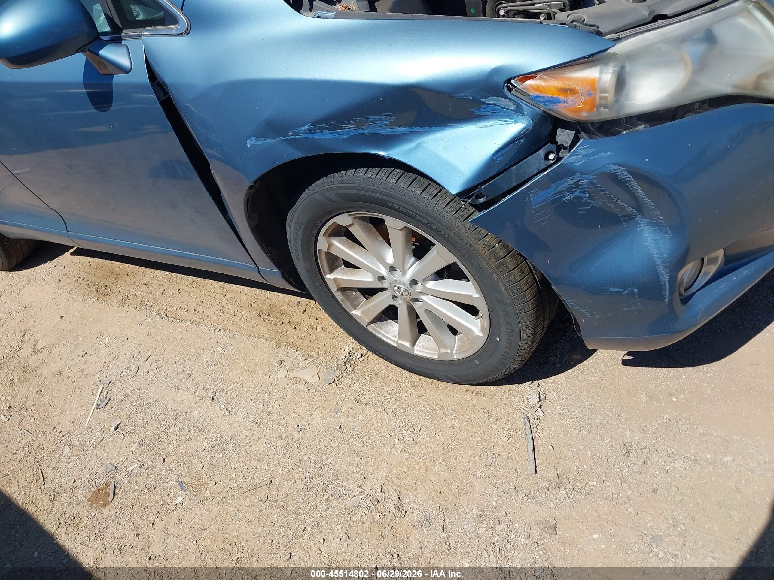 2009 Toyota Venza VIN 4T3ZE11A09U006802 IAAI salvage auction — Normal Wear, Clear-Dealer Only (Arizona), sold $1,325 on 2026-07-09 (photo 6)