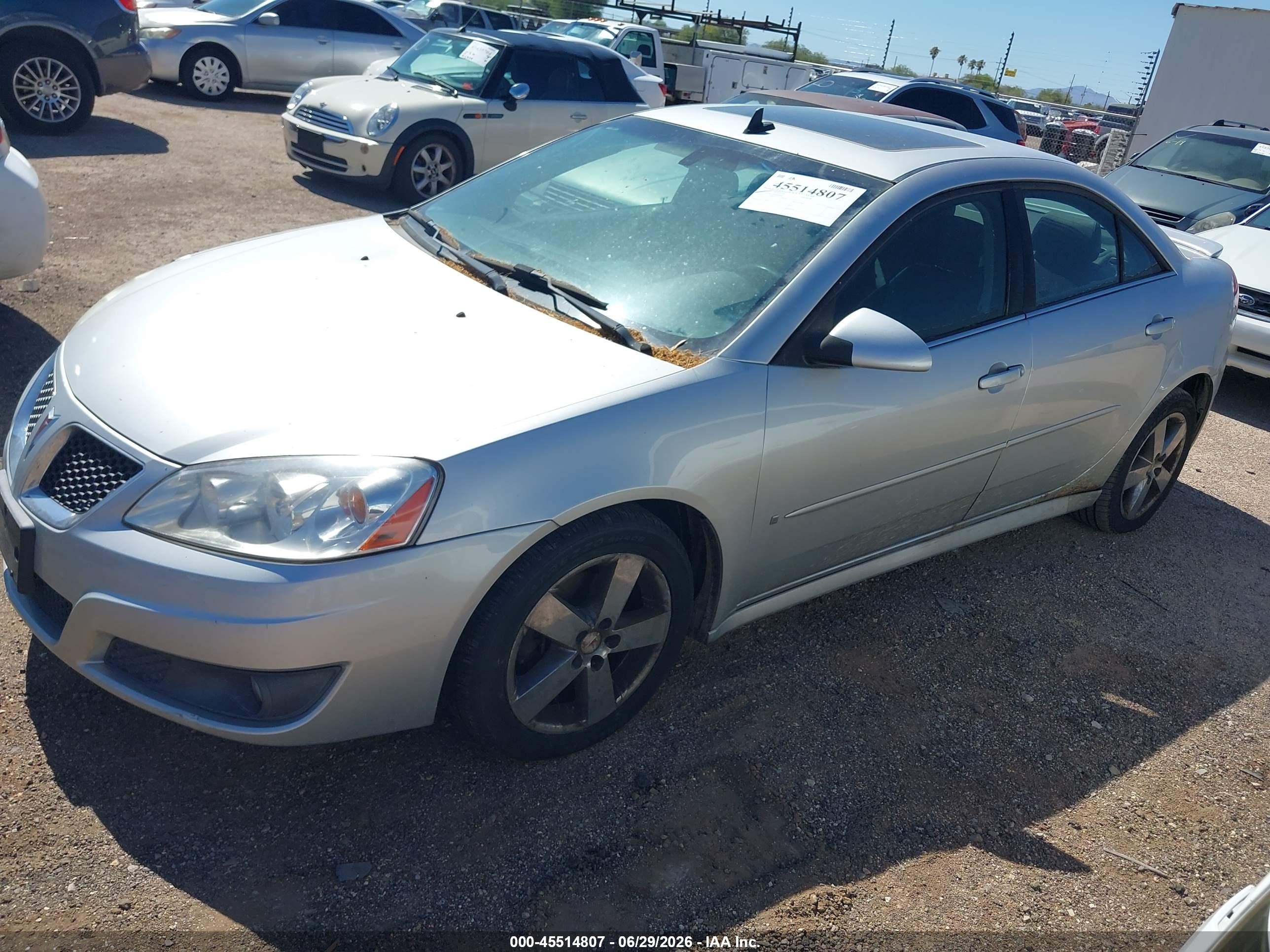 2009 Pontiac G6 New VIN 1G2ZK57K294248606 IAAI salvage auction — Normal Wear, Clear-Dealer Only (Arizona), sold $225 on 2026-07-09 (photo 2)