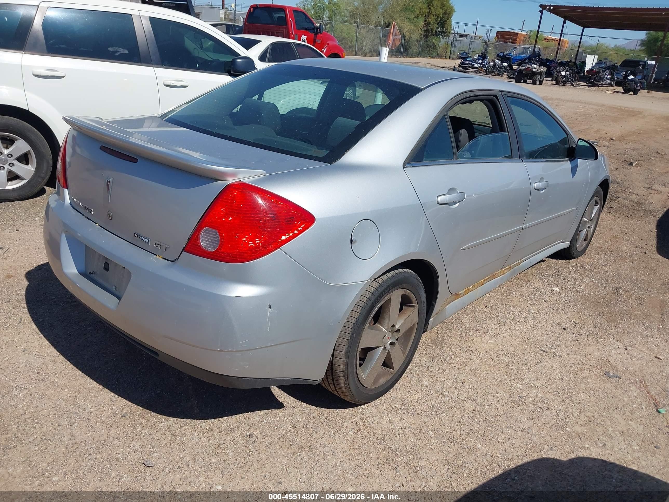 2009 Pontiac G6 New VIN 1G2ZK57K294248606 IAAI salvage auction — Normal Wear, Clear-Dealer Only (Arizona), sold $225 on 2026-07-09 (photo 4)