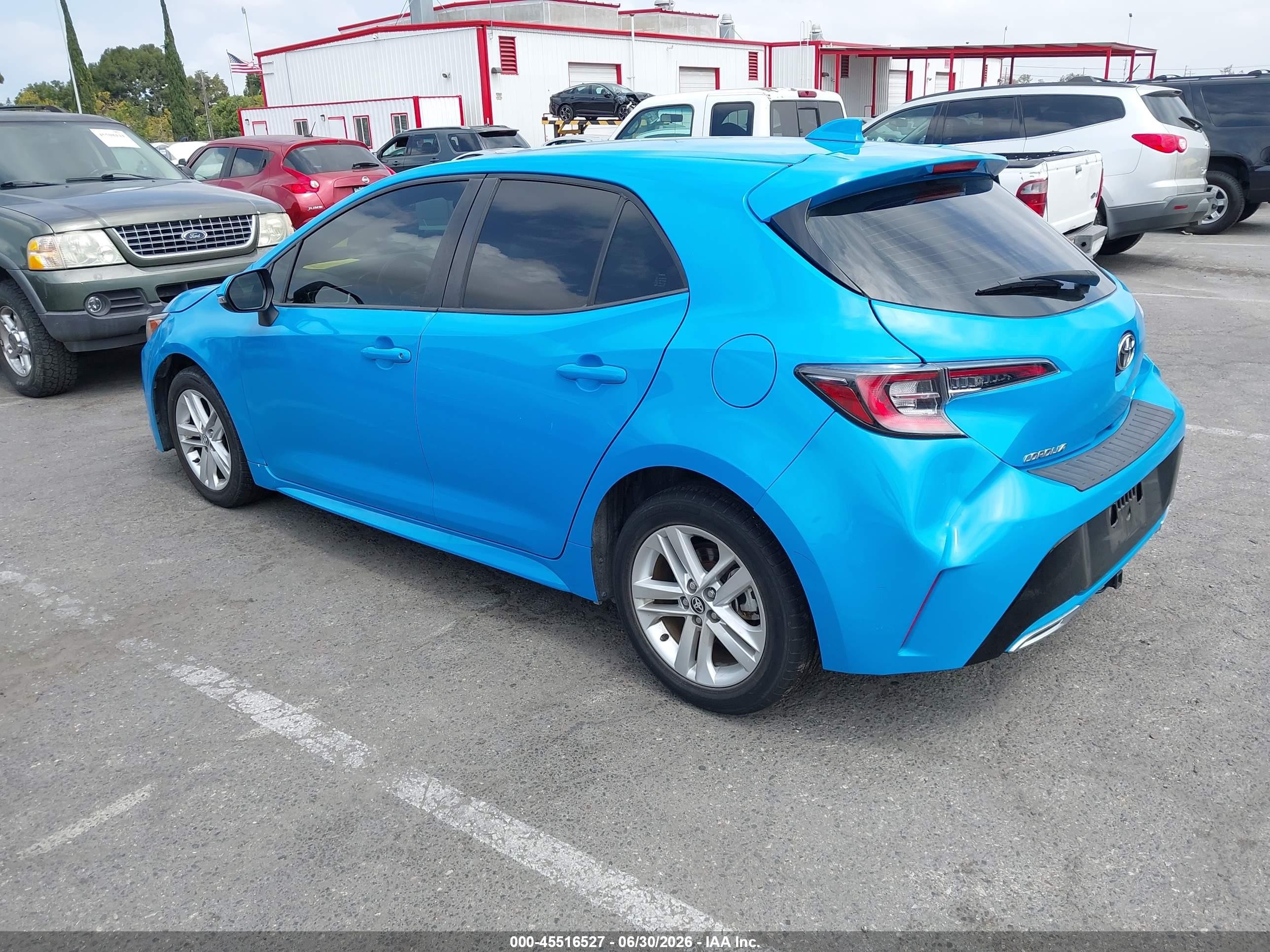 2020 Toyota Corolla VIN JTND4RBE4L3083224 IAAI salvage auction — Rear End, Salvage Title - Dealer (California), sold $4,400 on 2026-07-09 (photo 3)