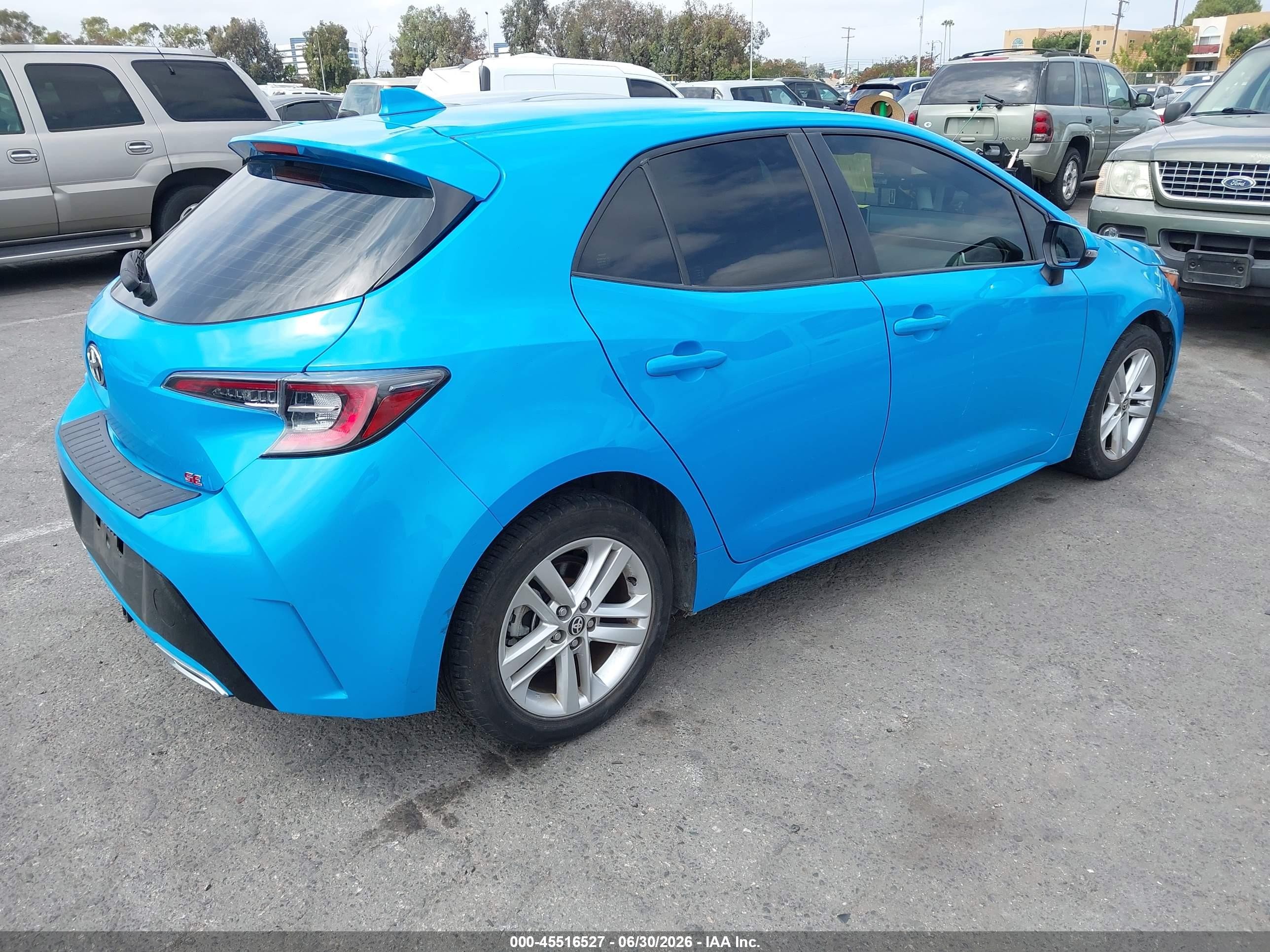 2020 Toyota Corolla VIN JTND4RBE4L3083224 IAAI salvage auction — Rear End, Salvage Title - Dealer (California), sold $4,400 on 2026-07-09 (photo 4)