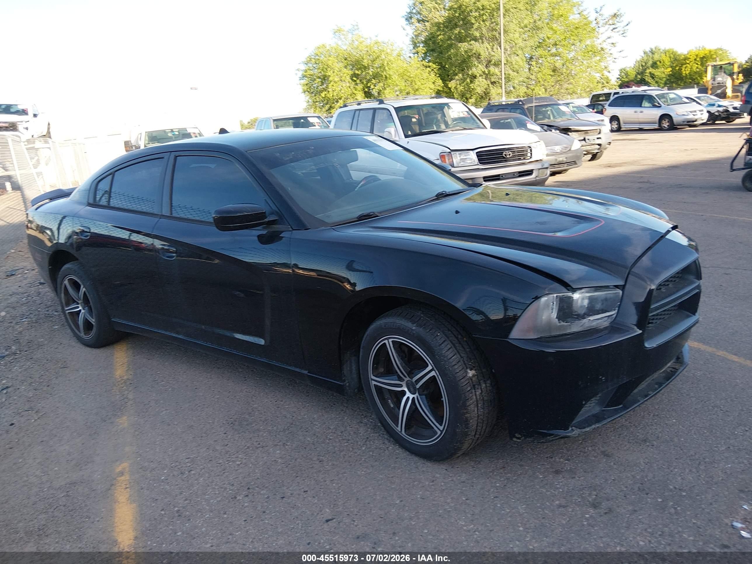 2014 Dodge Charger VIN 2C3CDXAT8EH133051 IAAI salvage auction — Normal Wear, Clear (Idaho), sold $1,250 on 2026-07-10 (photo 1)