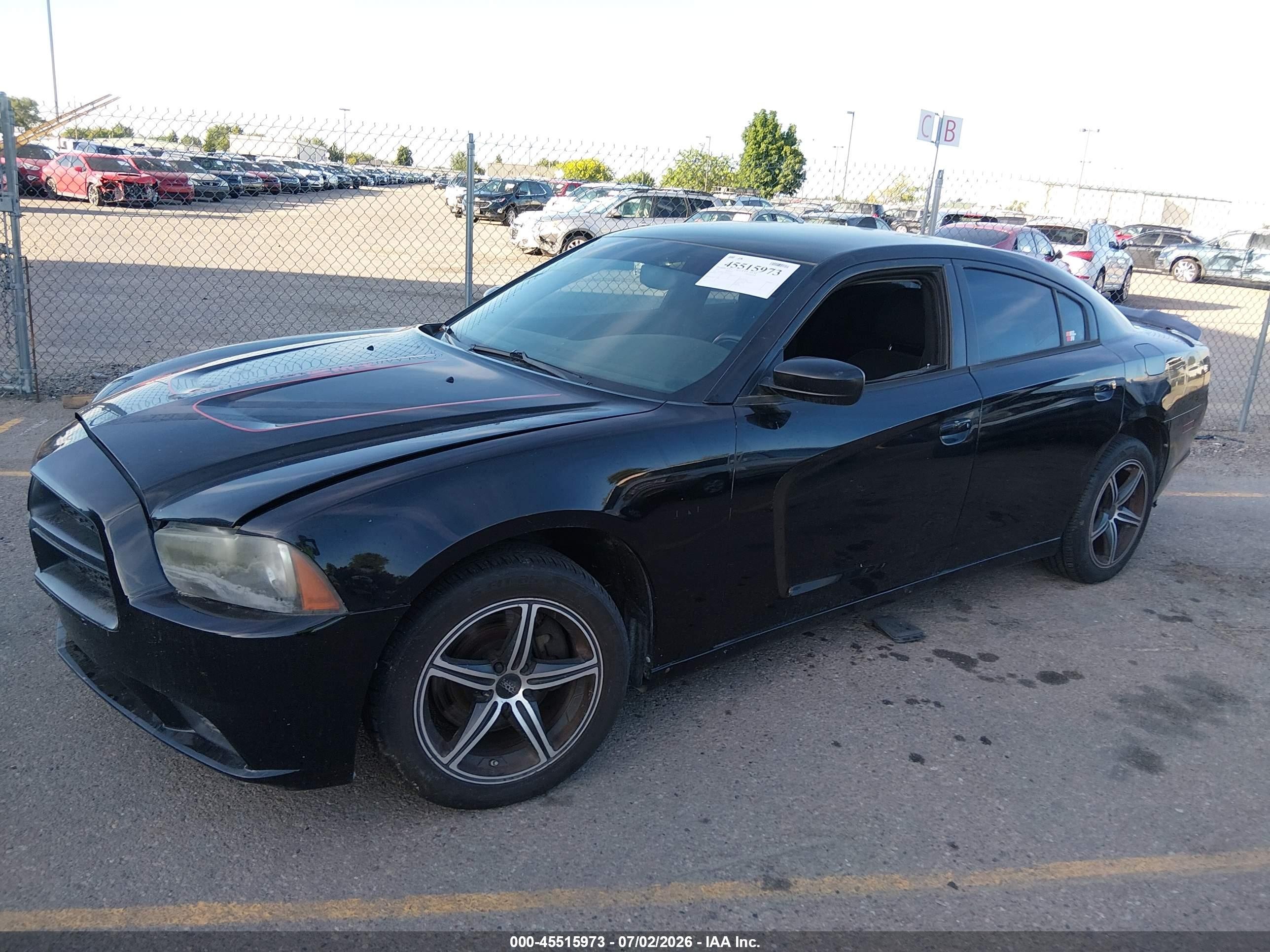 2014 Dodge Charger VIN 2C3CDXAT8EH133051 IAAI salvage auction — Normal Wear, Clear (Idaho), sold $1,250 on 2026-07-10 (photo 2)