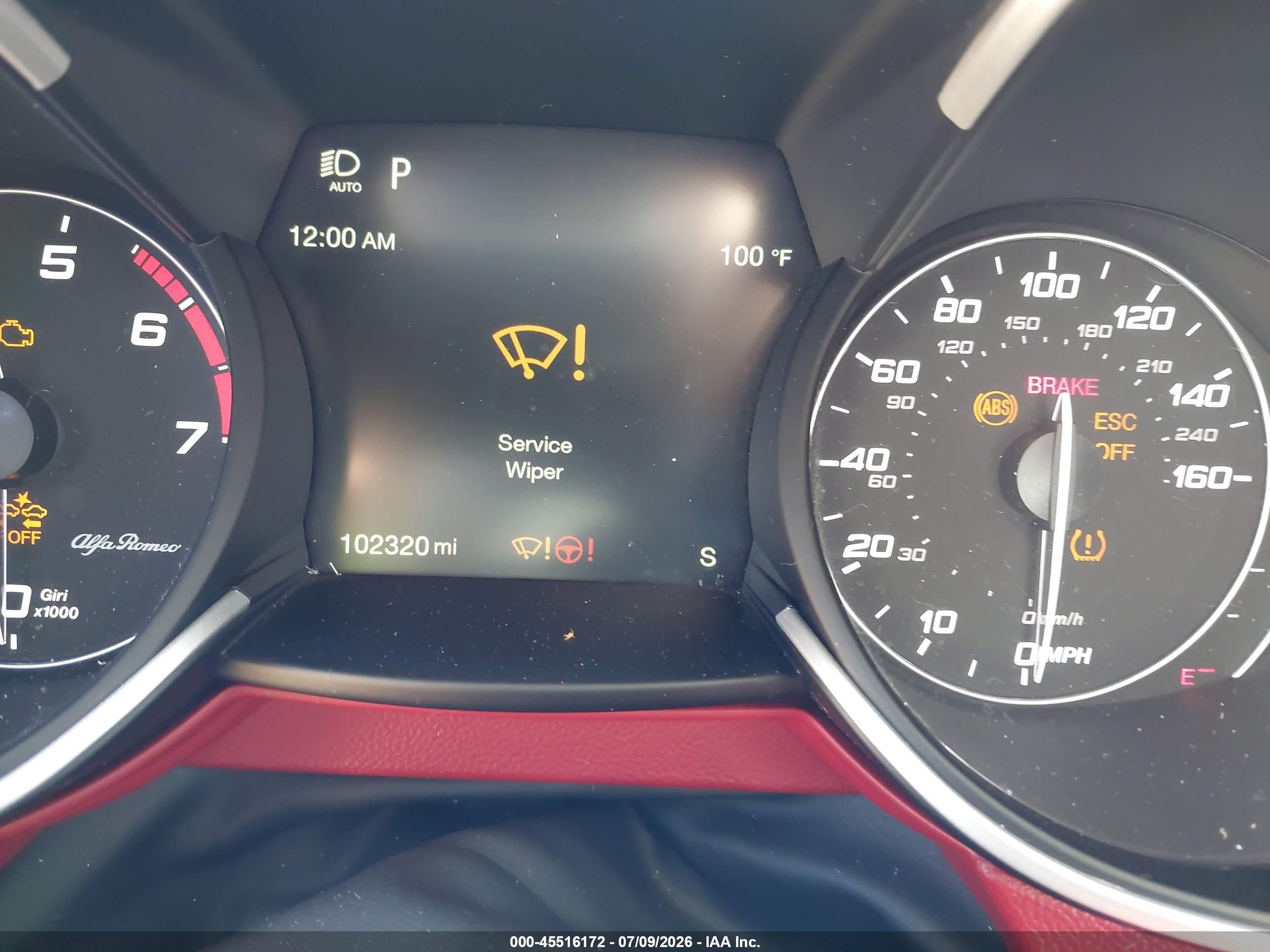 2021 Alfa Romeo Stelvio VIN ZASPAKBN5M7D09774 IAAI salvage auction — Front End, Salvage (North Carolina), sold $2,900 on 2026-09-10 (photo 7)