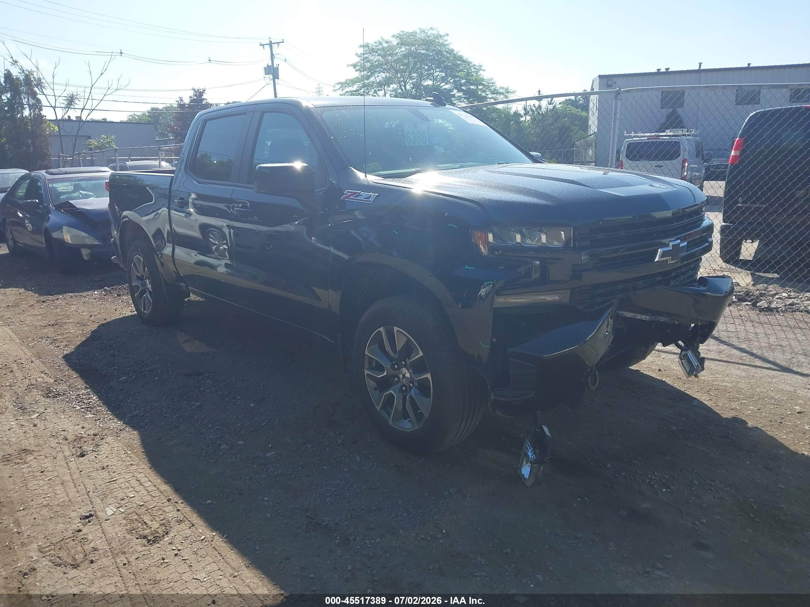 2021 Chevrolet Silverado 1500 VIN 1GCUYEED6MZ442429 — IAAI salvage auction photo