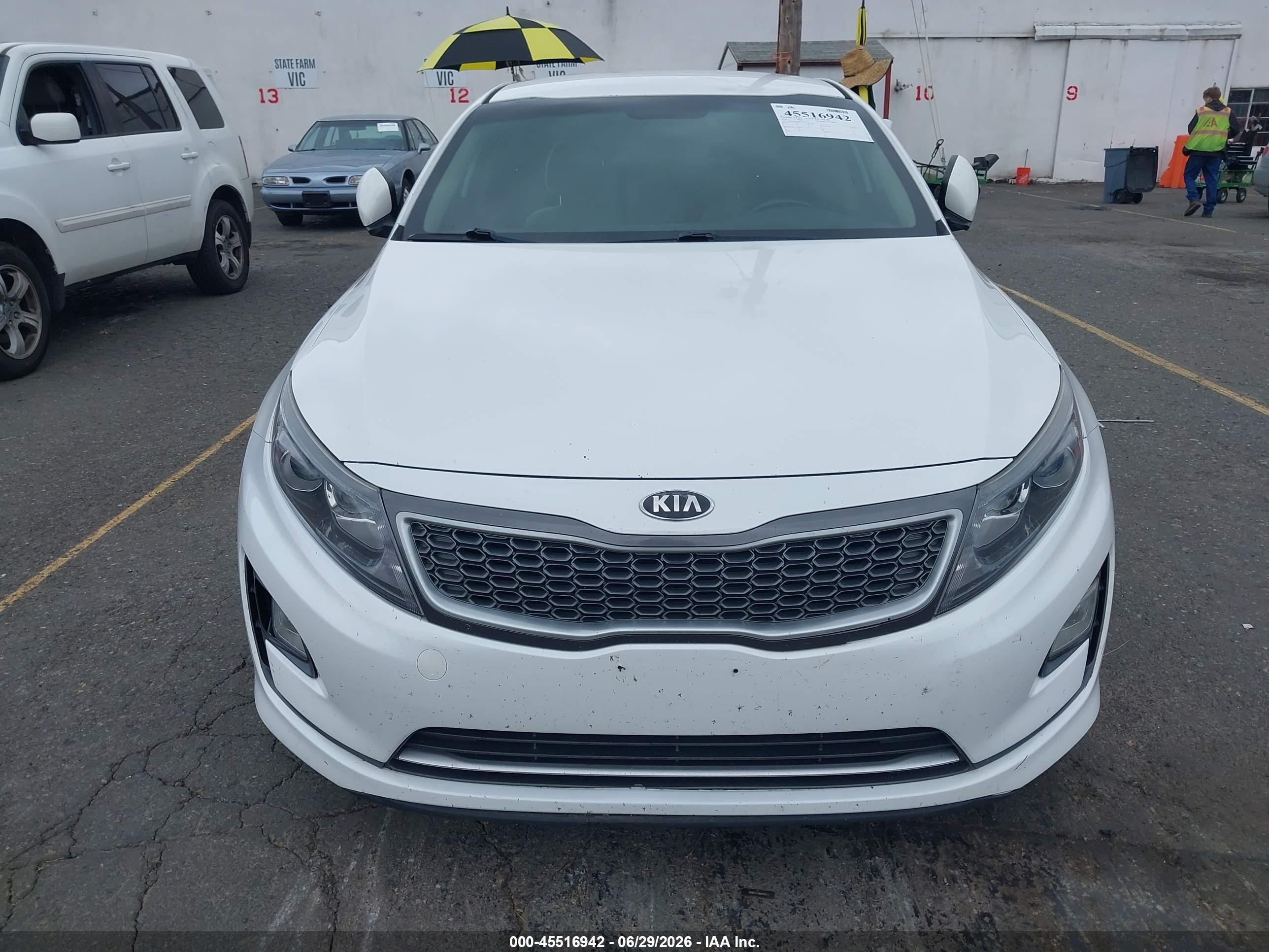 2014 Kia Optima Hybrid VIN KNAGM4AD8E5073927 IAAI salvage auction — Normal Wear, Clear-Dealer Only (Washington), sold $625 on 2026-07-09 (photo 6)