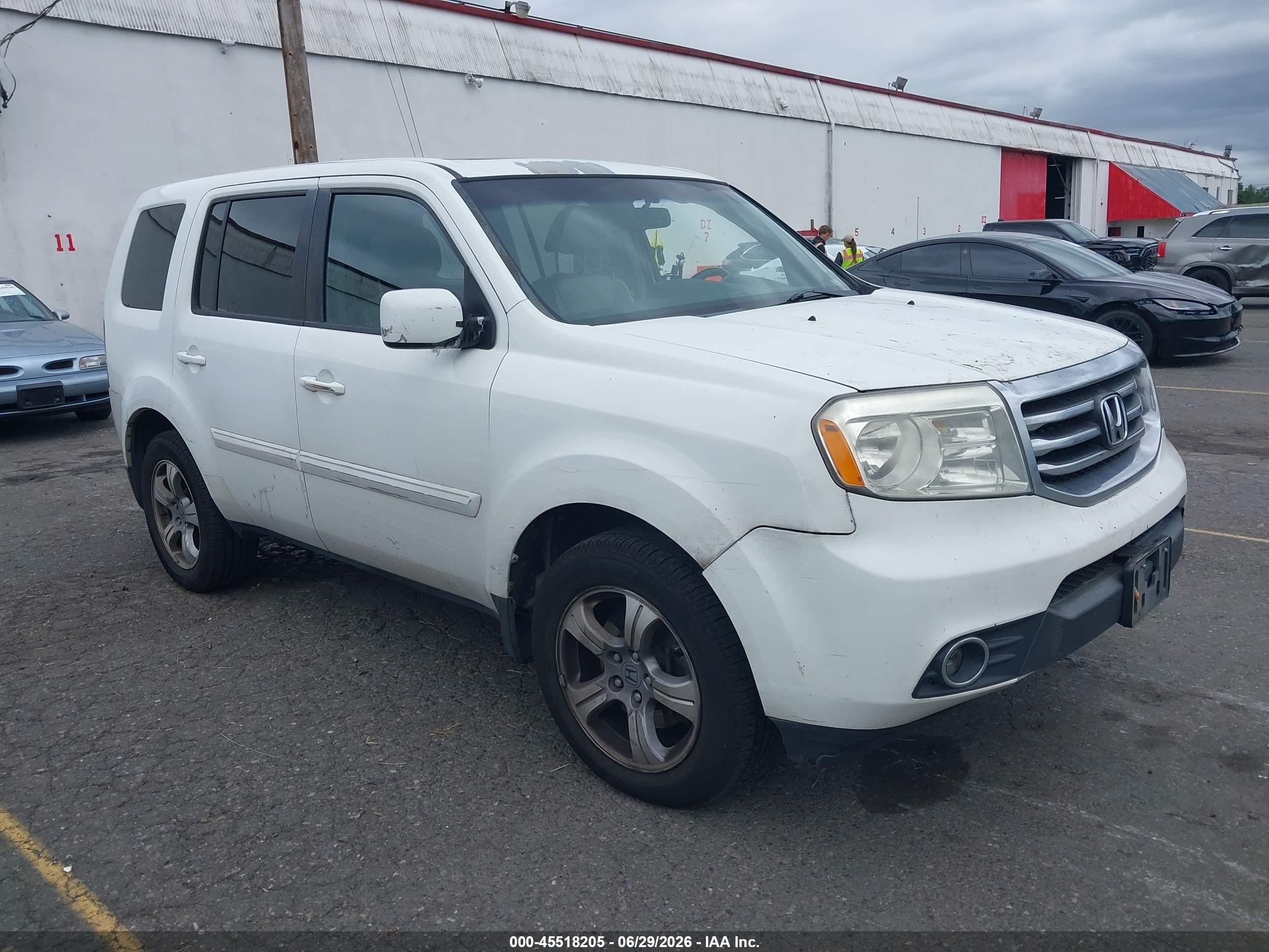 2012 Honda Pilot VIN 5FNYF3H73CB044164 IAAI salvage auction — Normal Wear, Clear-Dealer Only (Oregon), sold $800 on 2026-07-09 (photo 1)
