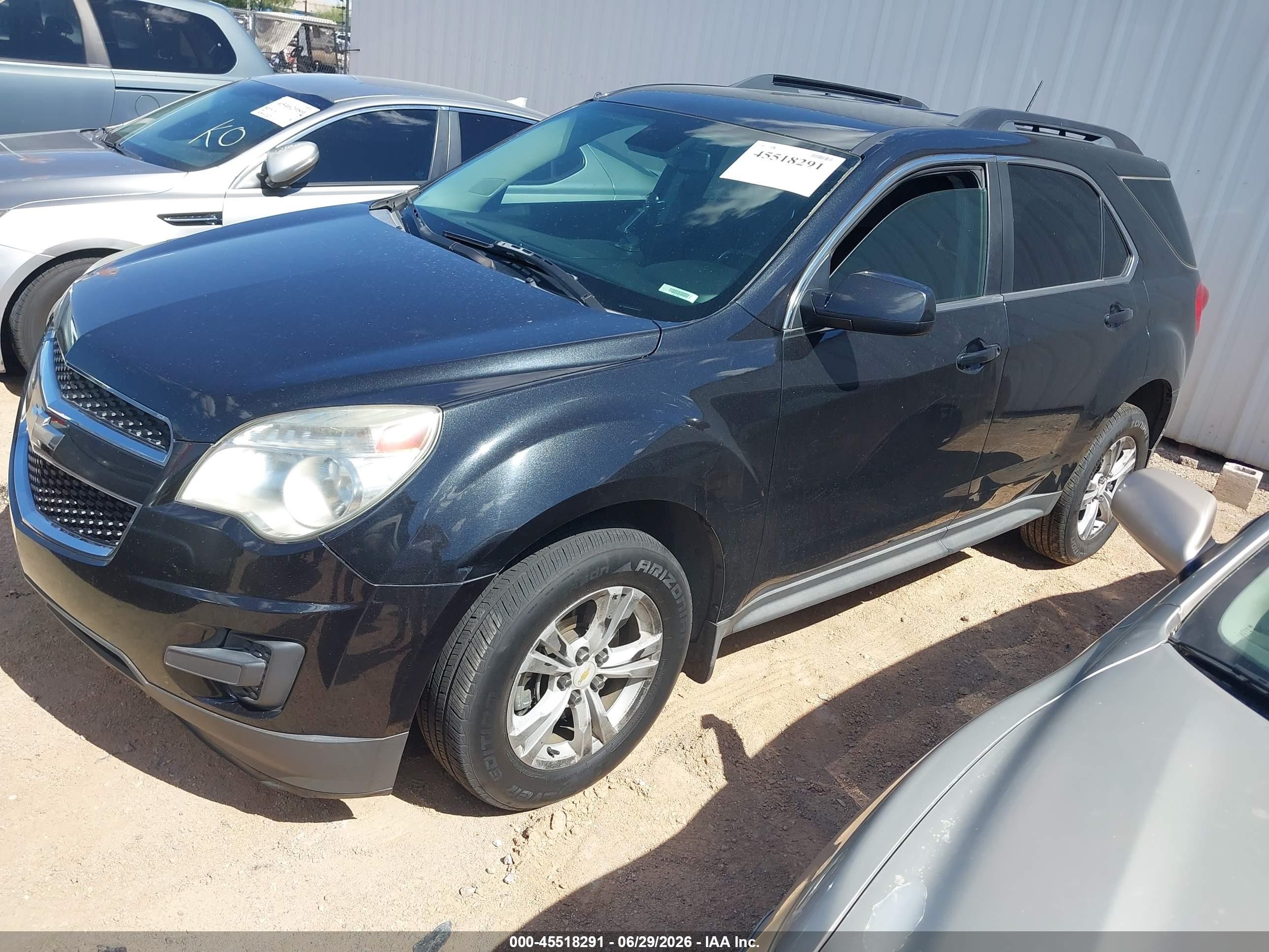 2013 Chevrolet Equinox VIN 2GNALDEKXD6281001 IAAI salvage auction — Normal Wear, Clear-Dealer Only (Arizona), sold $875 on 2026-07-09 (photo 2)