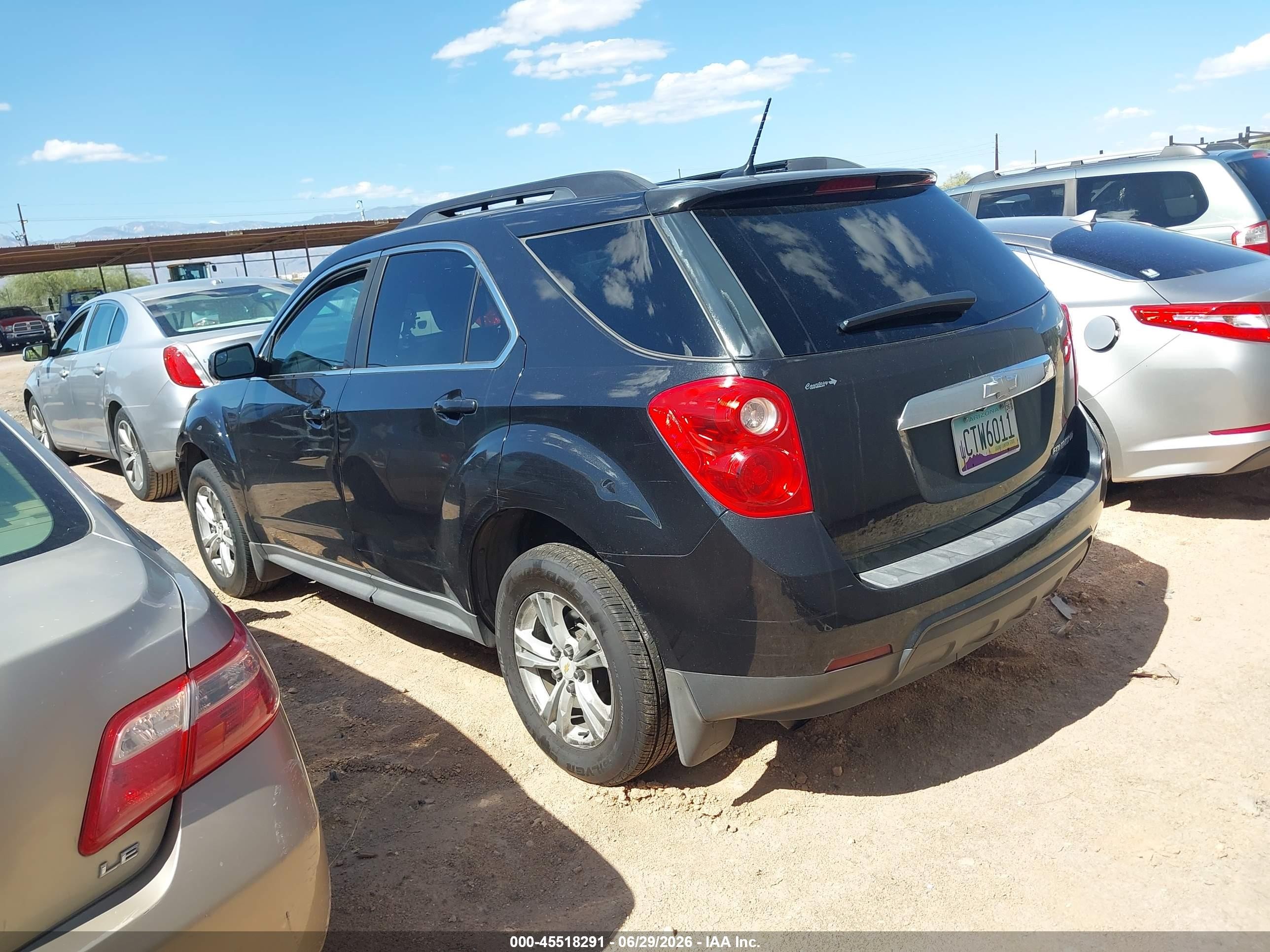 2013 Chevrolet Equinox VIN 2GNALDEKXD6281001 IAAI salvage auction — Normal Wear, Clear-Dealer Only (Arizona), sold $875 on 2026-07-09 (photo 3)