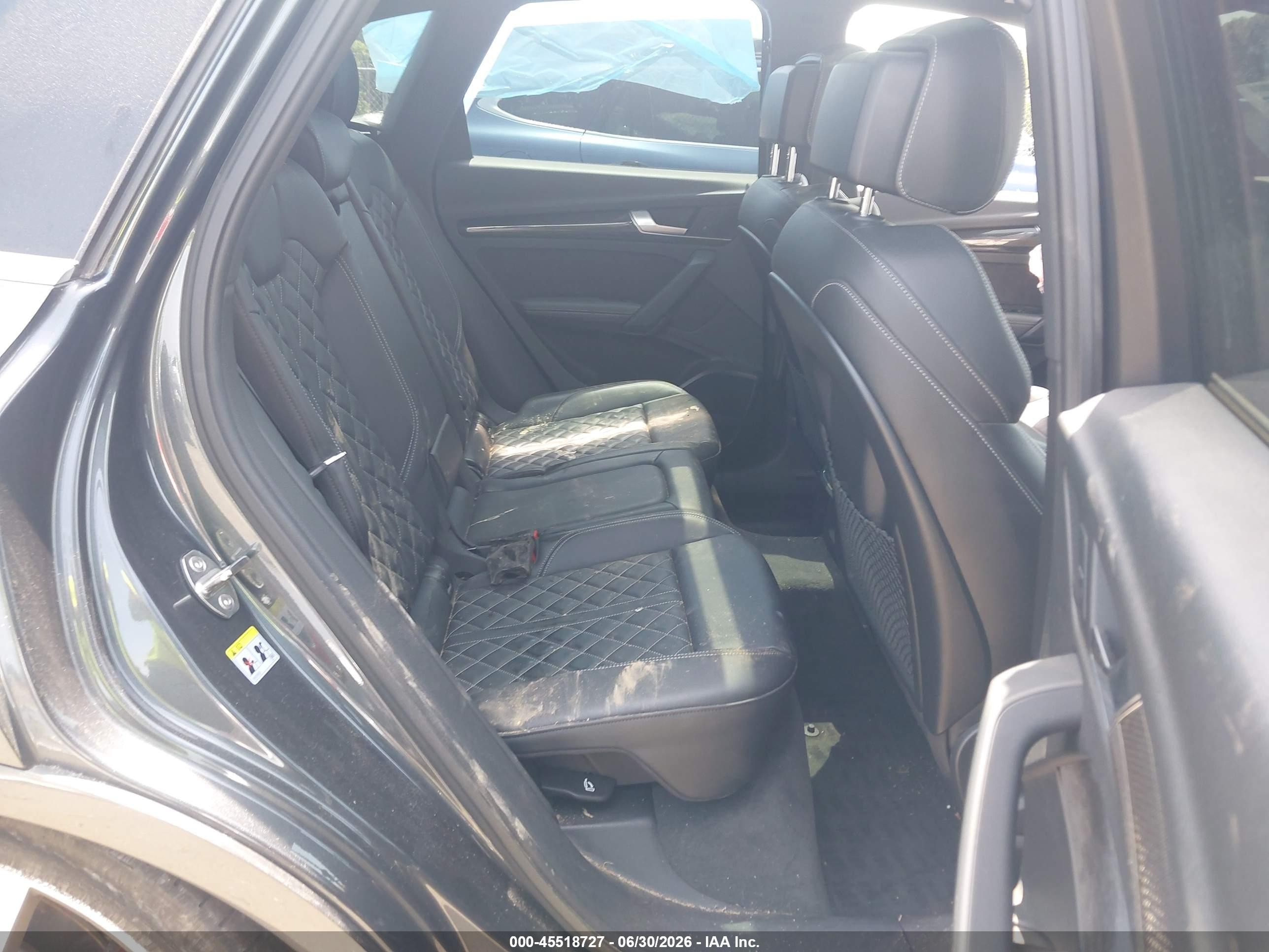 2018 Audi Sq5 VIN WA1C4AFY2J2093494 IAAI salvage auction — Front End, Salvage (Virginia), sold $4,100 on 2026-10-07 (photo 8)