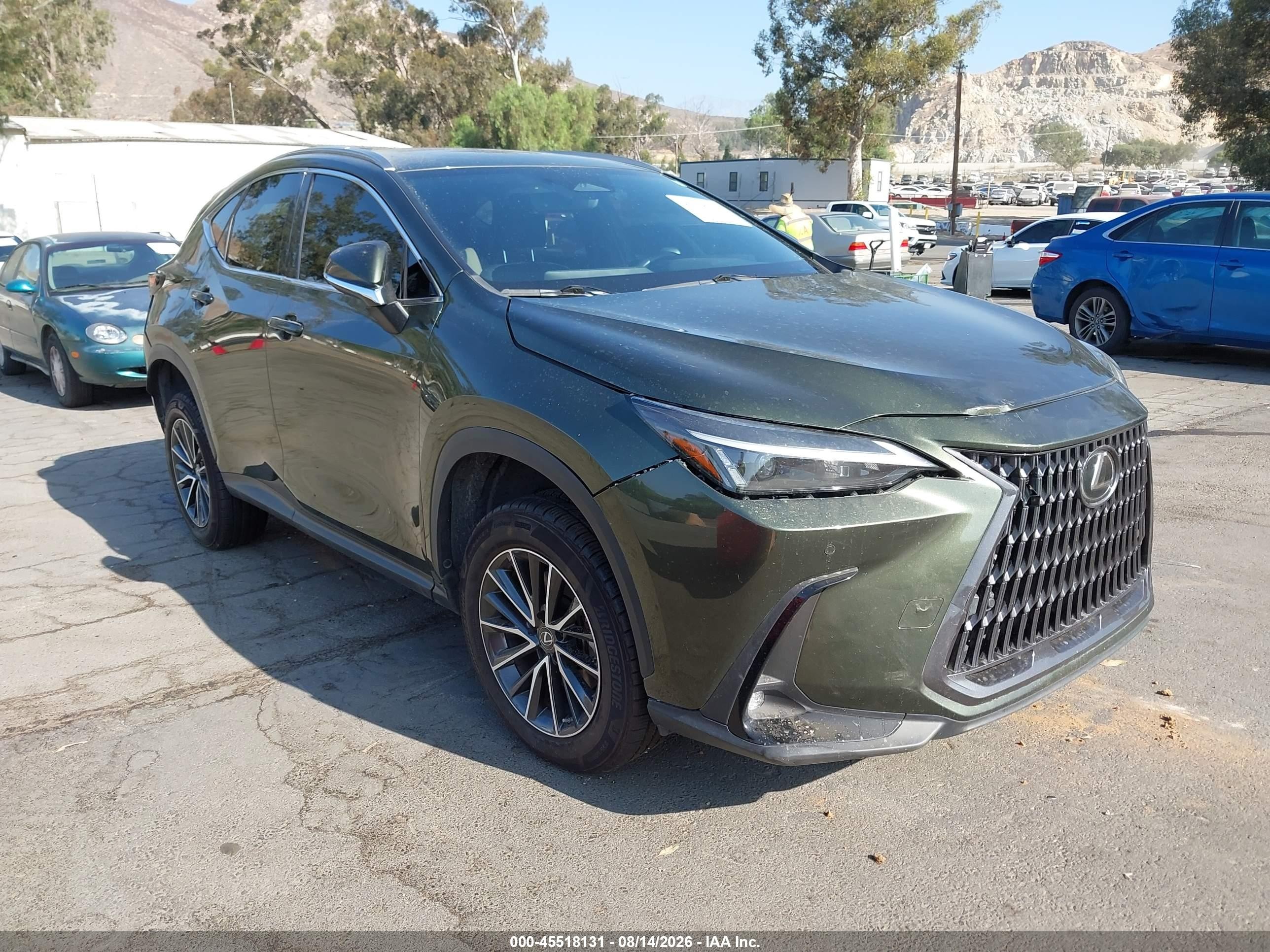 2022 Lexus NX 350h VIN JTJGKCEZ1N2008859 — IAAI salvage auction photo