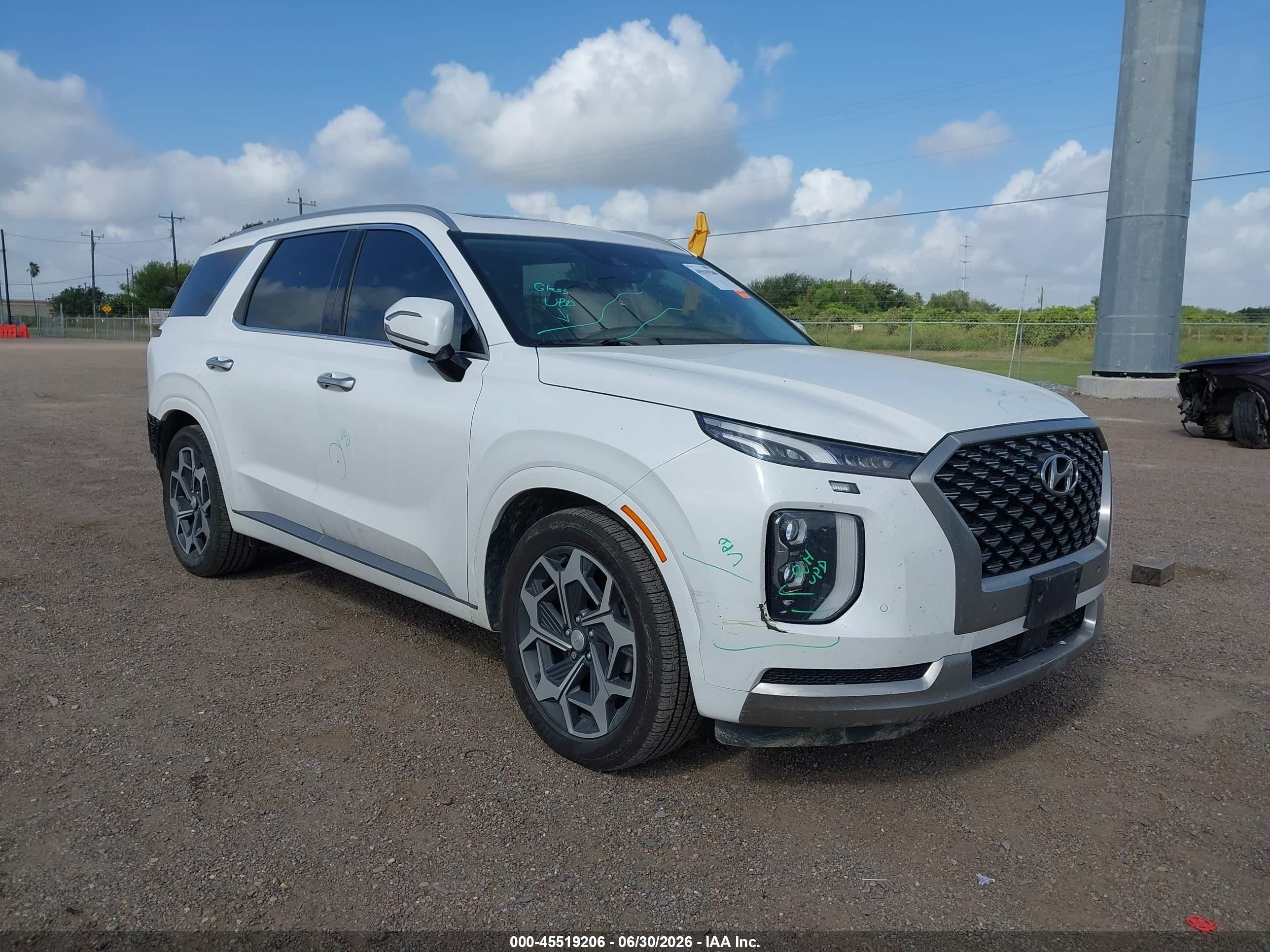 2022 Hyundai Palisade VIN KM8R7DHE5NU465766 — IAAI salvage auction photo
