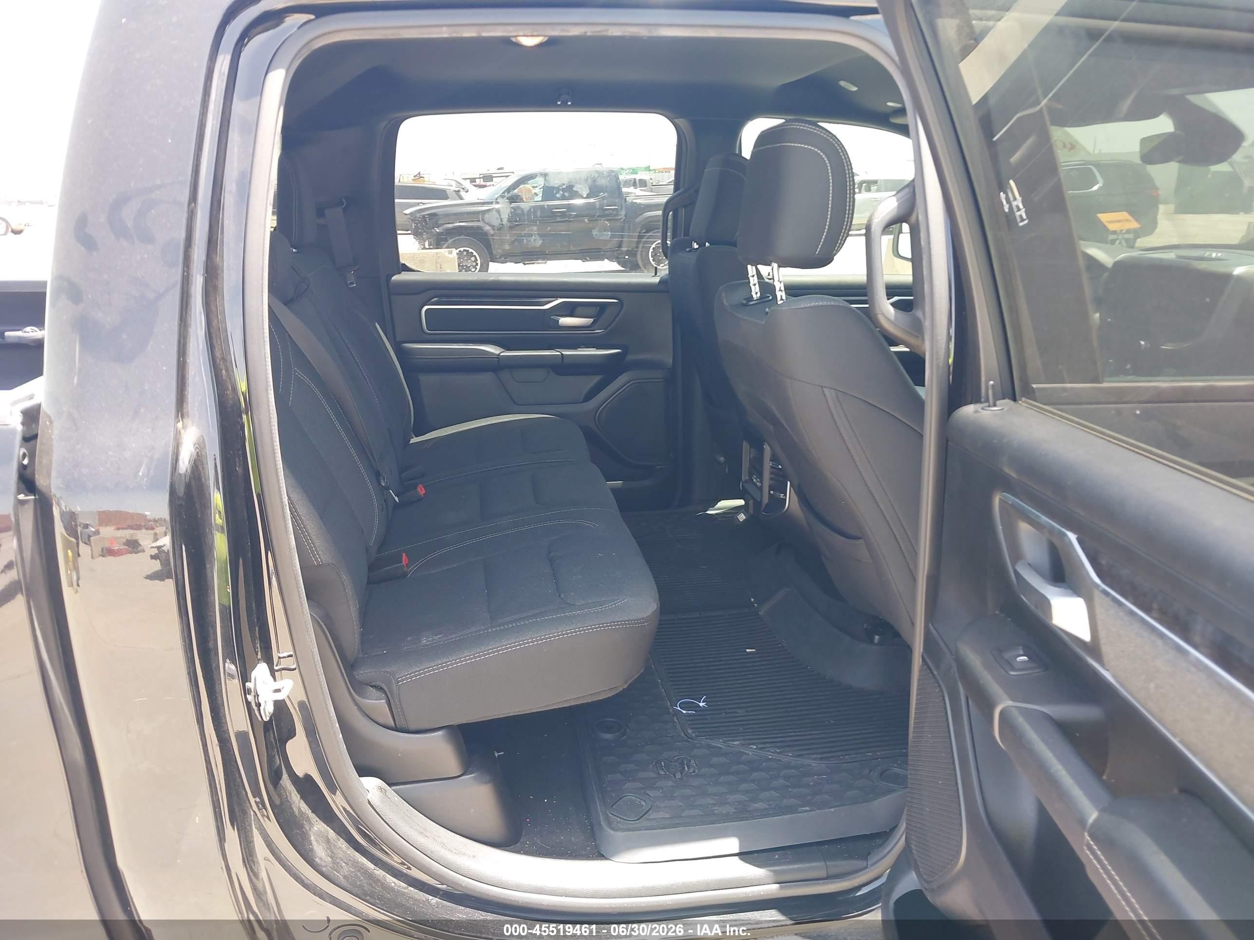 2019 Ram 1500 VIN 1C6RREFT7KN855965 IAAI salvage auction — Front & Rear, Original (Texas), sold $6,200 on 2026-09-02 (photo 8)