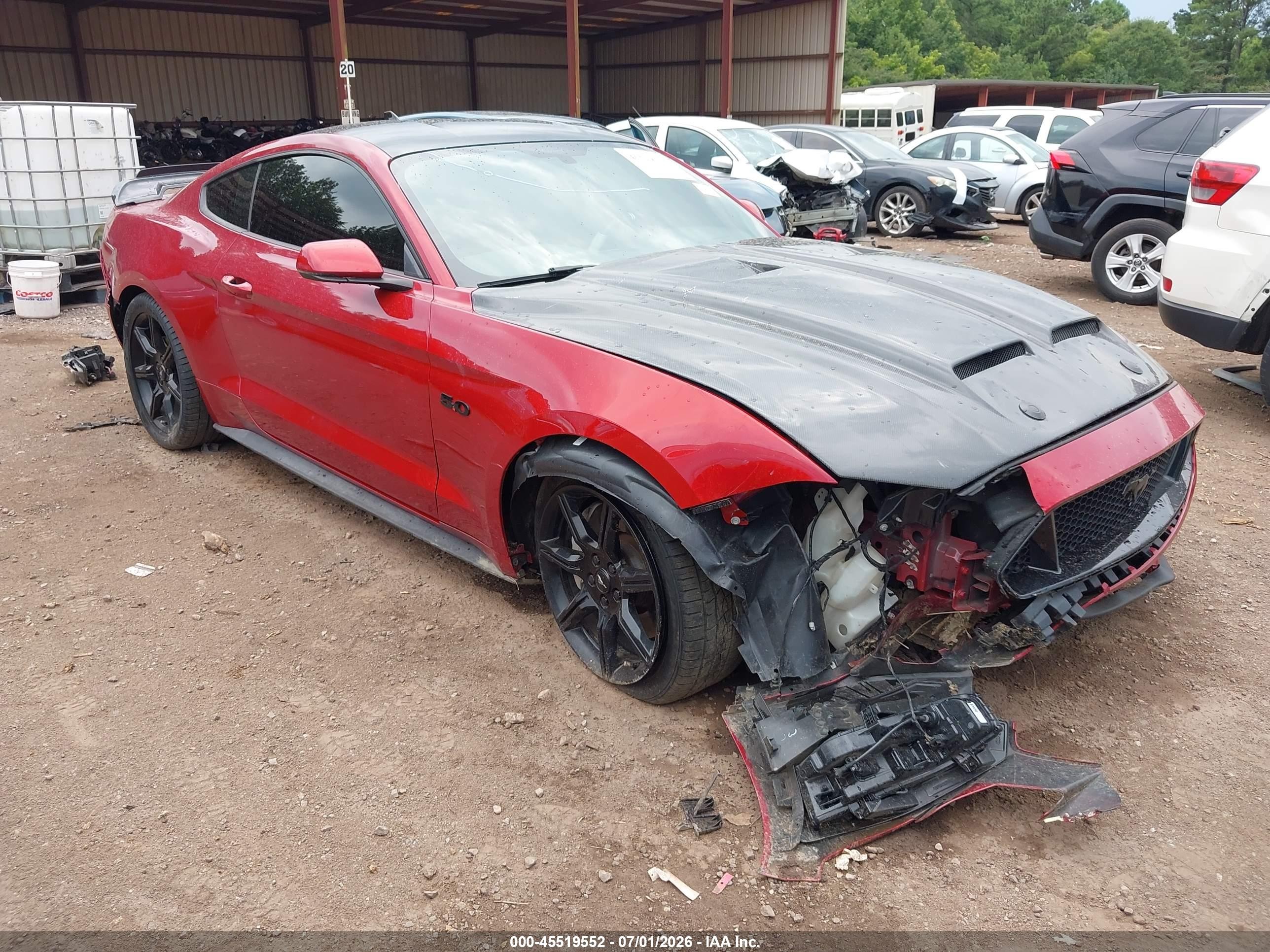2020 Ford Mustang VIN 1FA6P8CF3L5149214 — IAAI salvage auction photo