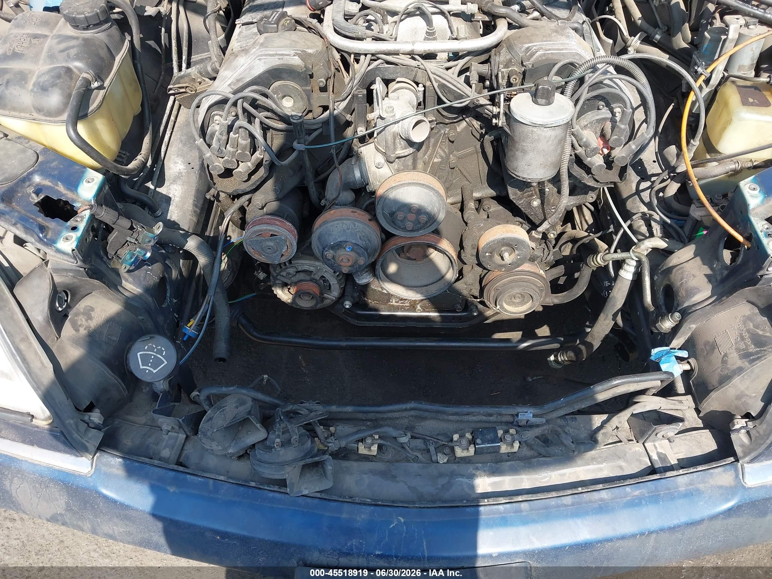 1994 Mercedes-Benz S-Class VIN WDBGA70E5RA174989 IAAI salvage auction — Normal Wear, Duplicate Paperwork (California), sold $300 on 2026-07-02 (photo 6)
