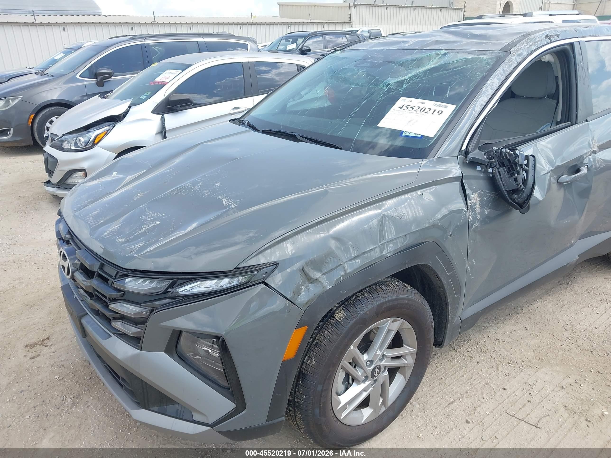2026 Hyundai Tucson VIN 5NMJA3DE6TH697686 IAAI salvage auction — Rollover, Salvage (Texas), sold $7,000 on 2026-09-08 (photo 6)