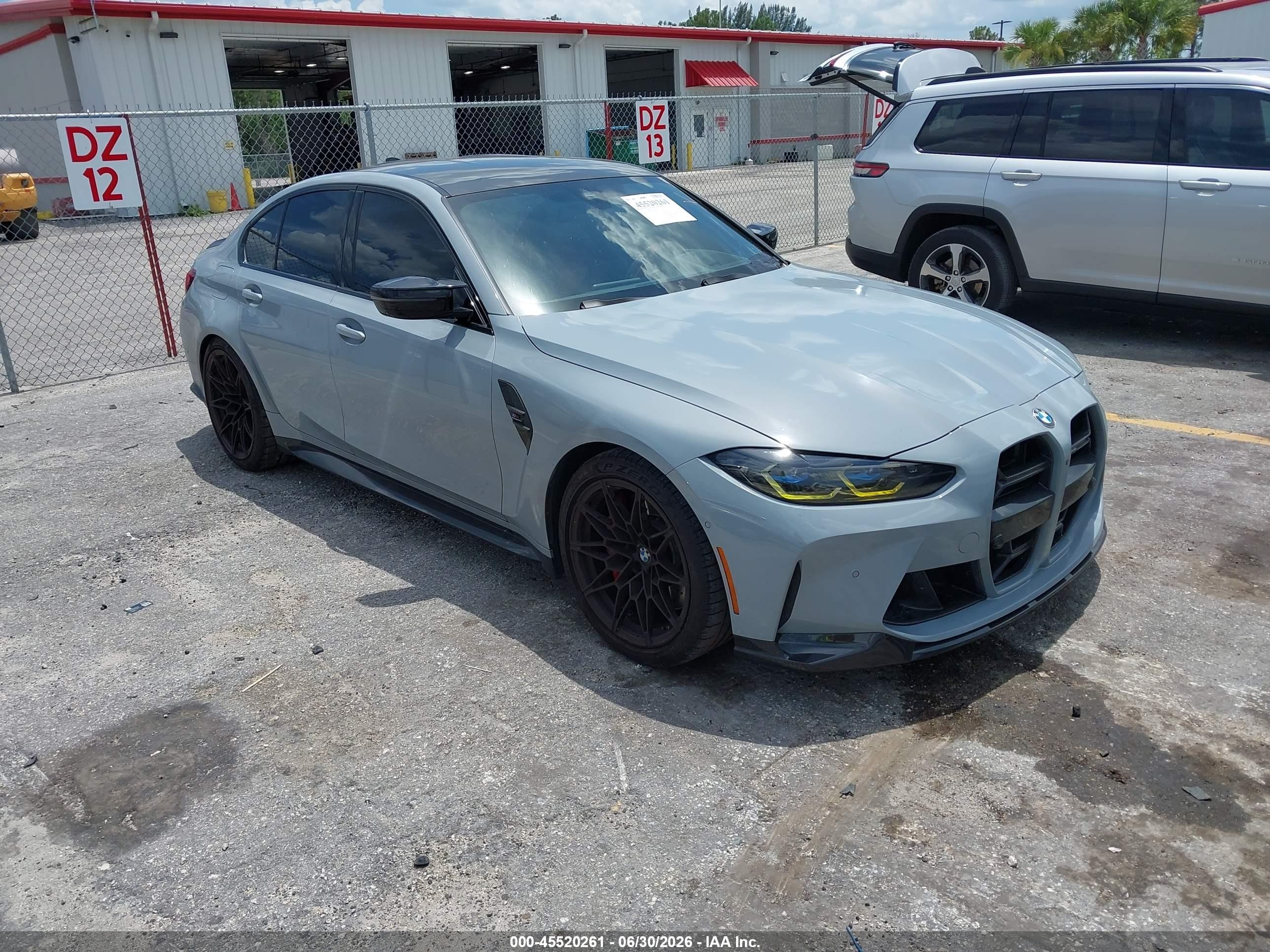 2022 BMW M3 VIN WBS33AY06NFM31308 — IAAI salvage auction photo