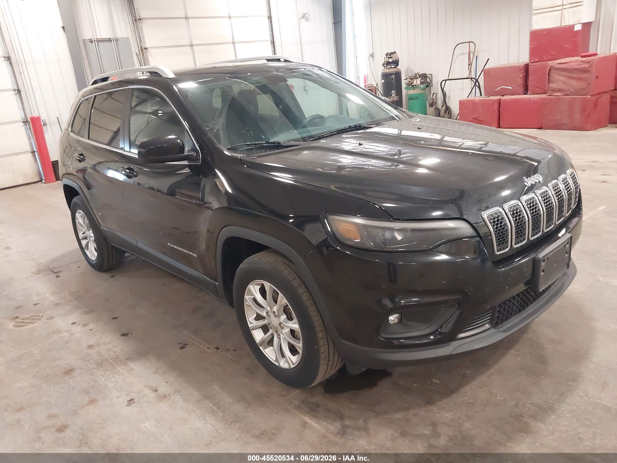 2019 Jeep Cherokee VIN 1C4PJMCB9KD341179 IAAI salvage auction — Normal Wear, SF97 (South Dakota), sold $10,000 on 2026-09-16 (photo 1)