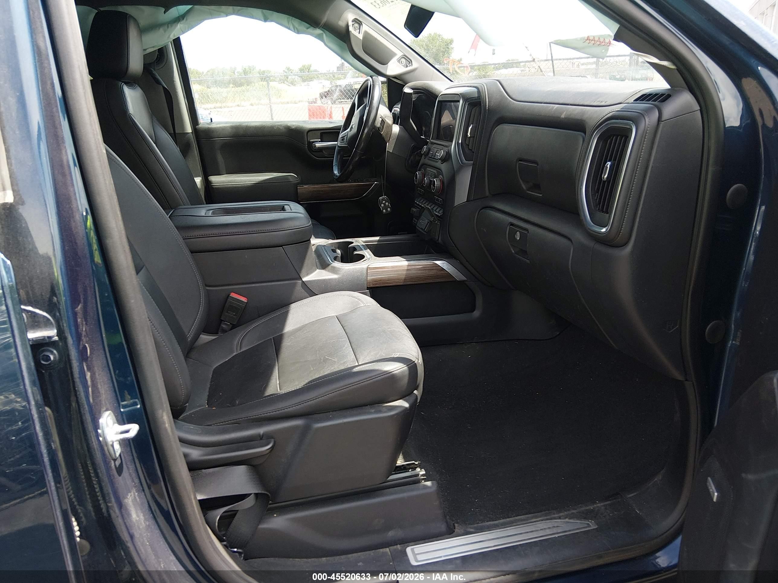 2021 Chevrolet Silverado VIN 3GCPYFED7MG210795 IAAI salvage auction — Rollover, Salvage (Idaho), sold $7,600 on 2026-07-18 (photo 5)