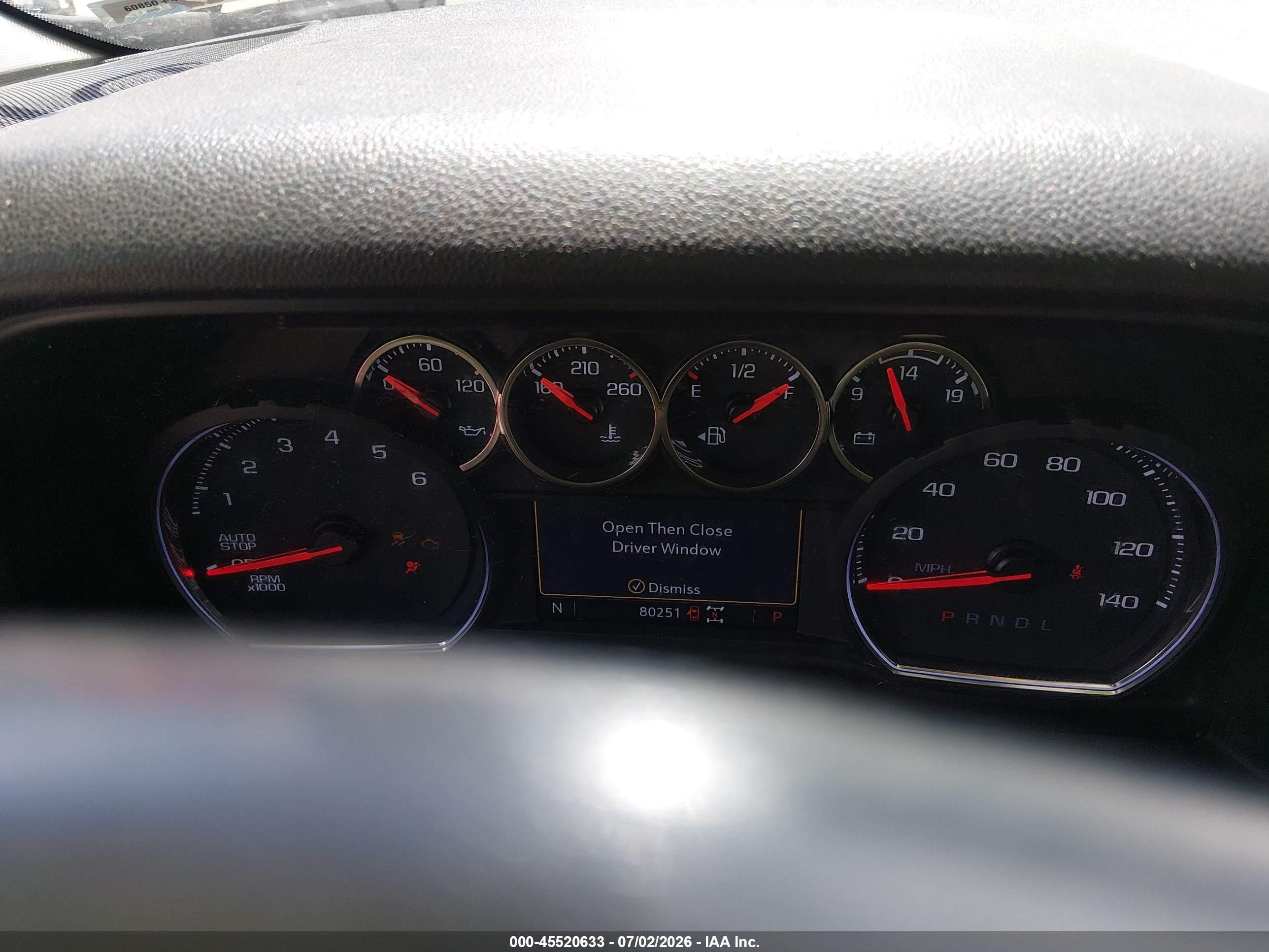 2021 Chevrolet Silverado VIN 3GCPYFED7MG210795 IAAI salvage auction — Rollover, Salvage (Idaho), sold $7,600 on 2026-07-18 (photo 7)