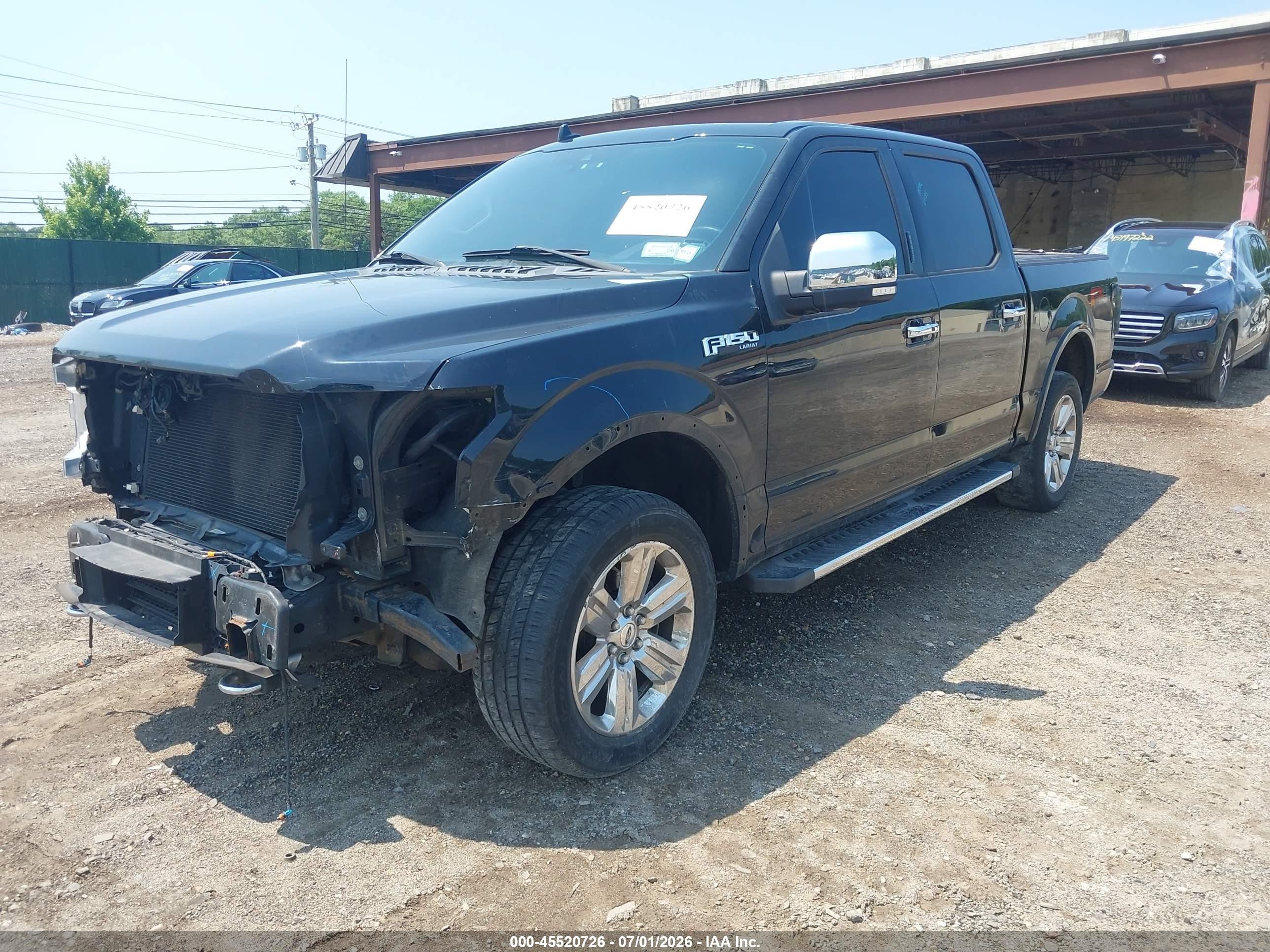 2018 Ford F-150 VIN 1FTEW1EG9JFC37455 IAAI salvage auction — Front End, Mv-907A (New York), sold $6,600 on 2026-07-10 (photo 2)