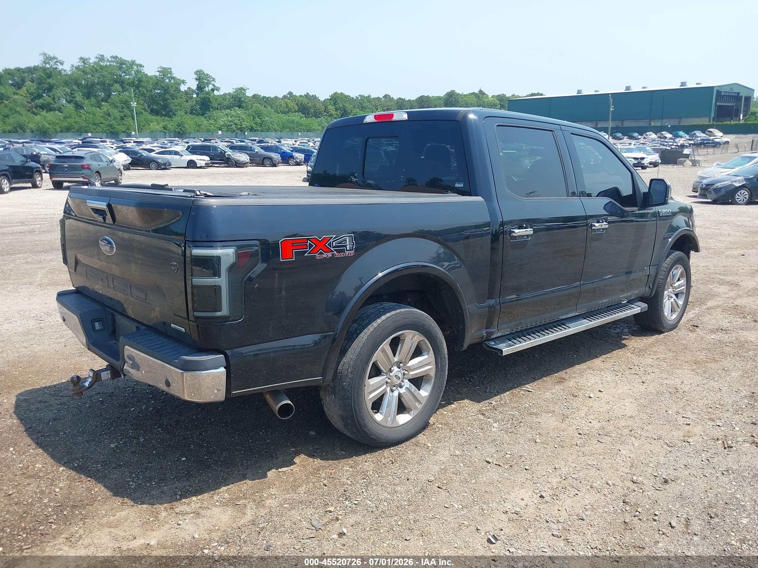 2018 Ford F-150 VIN 1FTEW1EG9JFC37455 IAAI salvage auction — Front End, Mv-907A (New York), sold $6,600 on 2026-07-10 (photo 4)