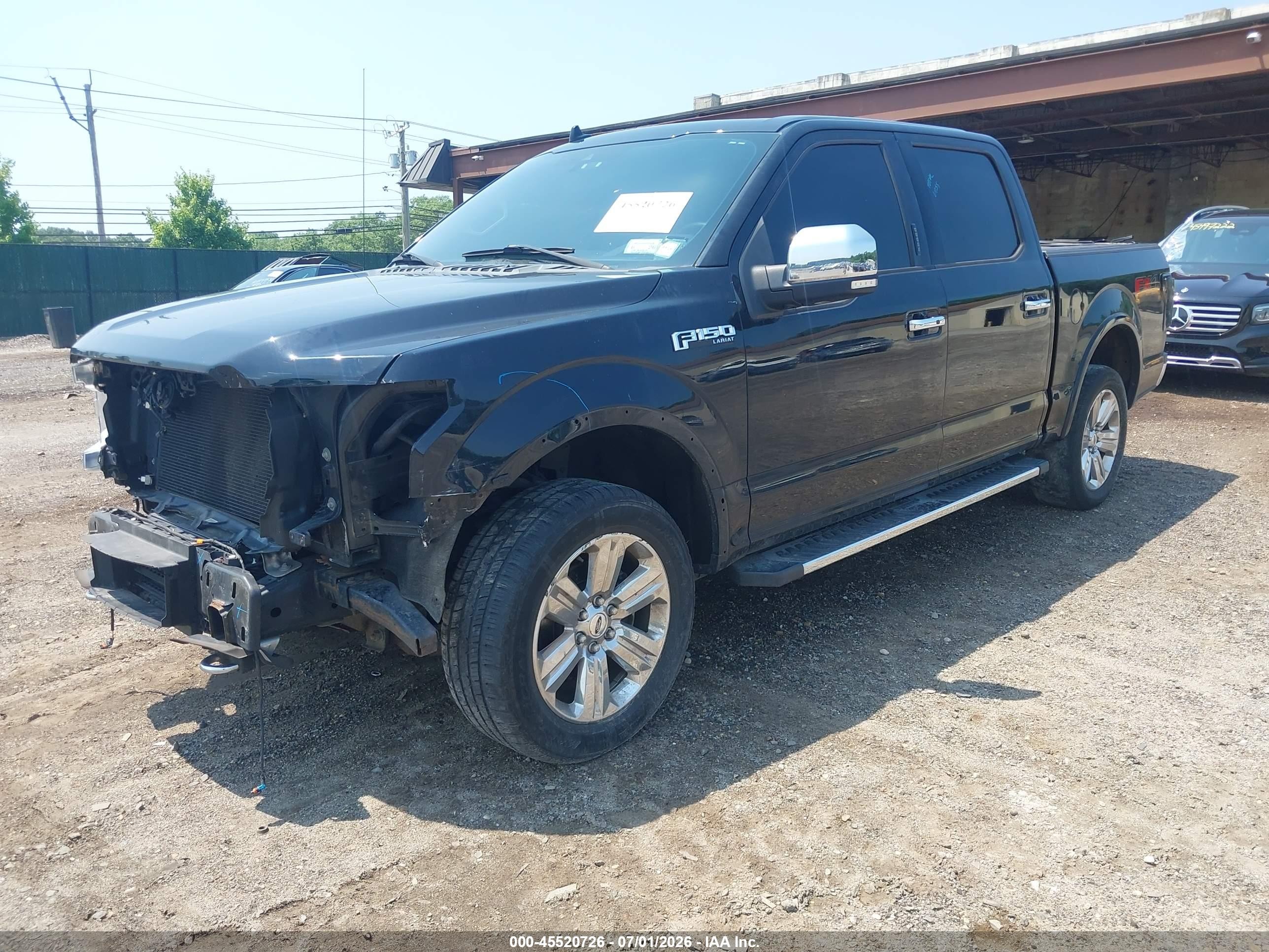 2018 Ford F-150 VIN 1FTEW1EG9JFC37455 IAAI salvage auction — Front End, Mv-907A (New York), sold $6,600 on 2026-07-10 (photo 6)
