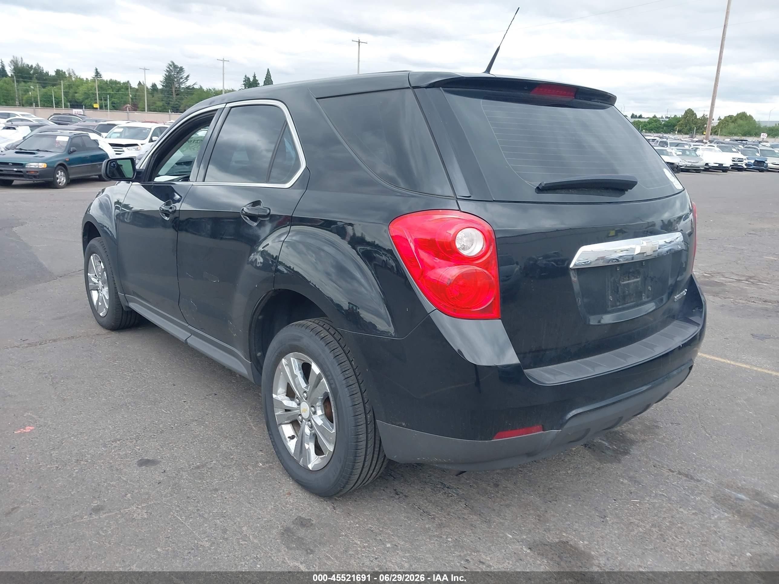 2012 Chevrolet Equinox VIN 2GNALBEK5C6115861 IAAI salvage auction — Normal Wear, Clear-Dealer Only (Washington), sold $450 on 2026-07-09 (photo 3)