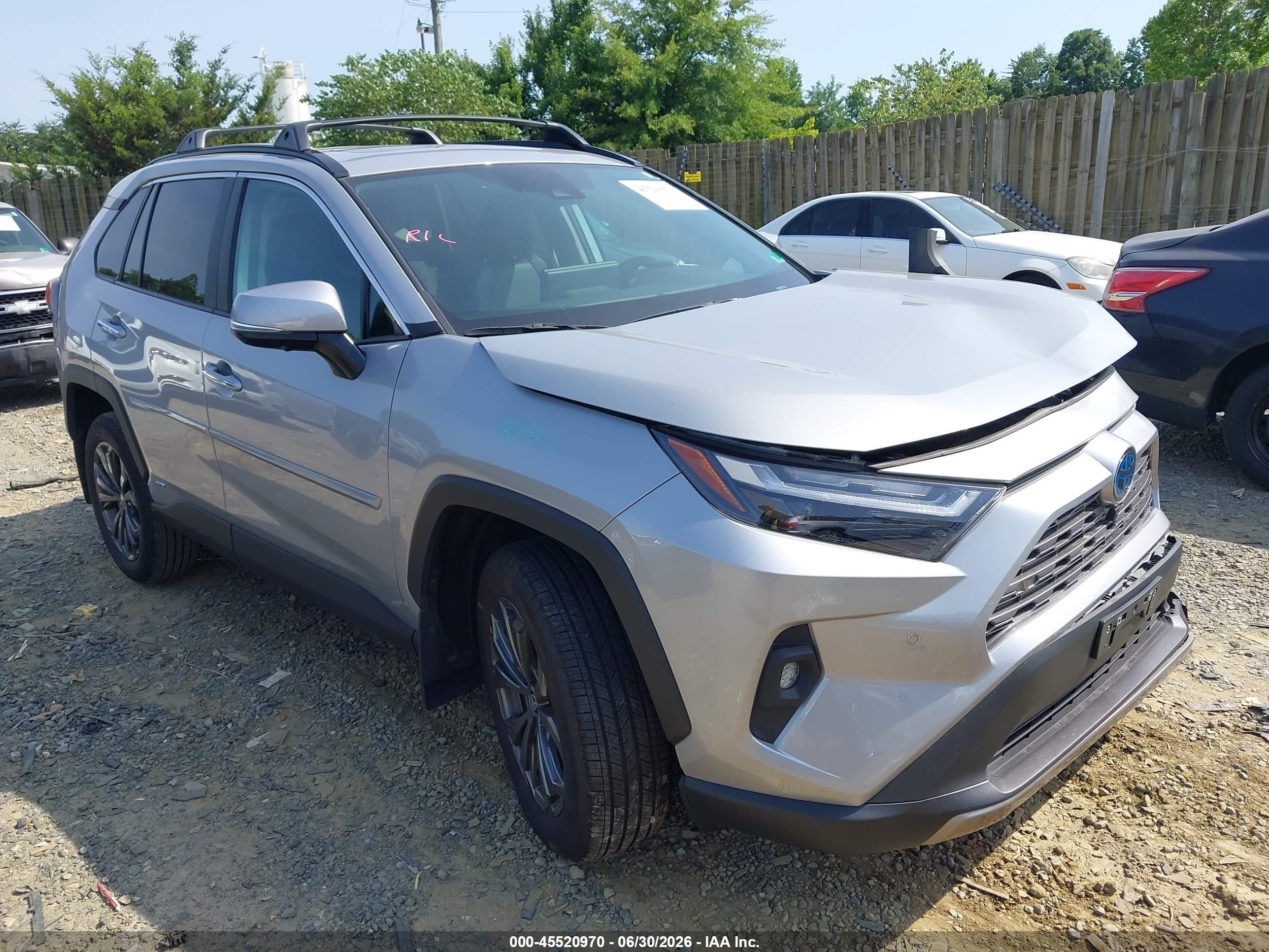 2024 Toyota RAV4 Hybrid VIN 2T3D6RFV7RW060342 — IAAI salvage auction photo