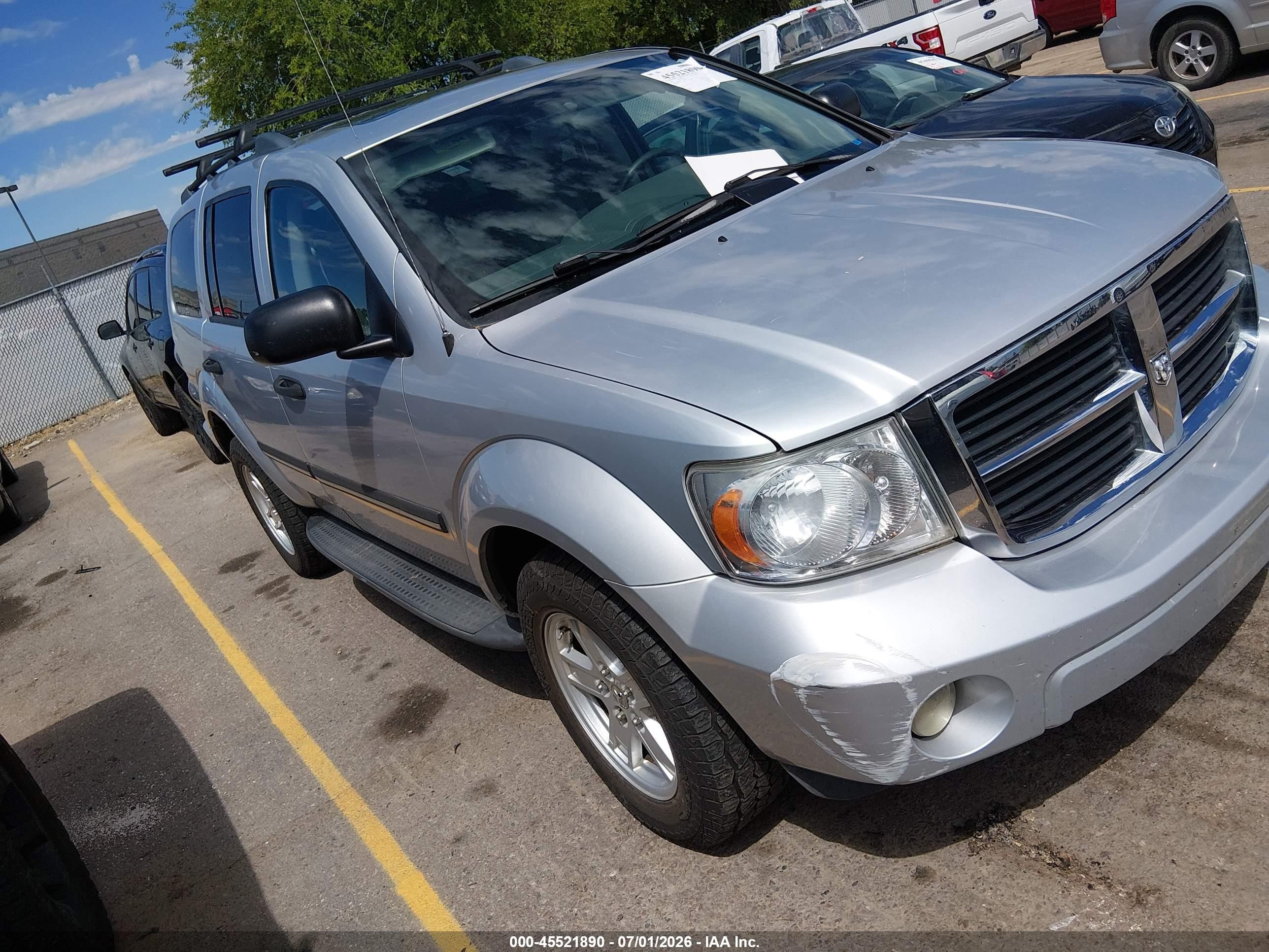 2007 Dodge Durango VIN 1D8HB48247F552782 IAAI salvage auction — Normal Wear, Clear (Idaho), sold $950 on 2026-07-10 (photo 1)