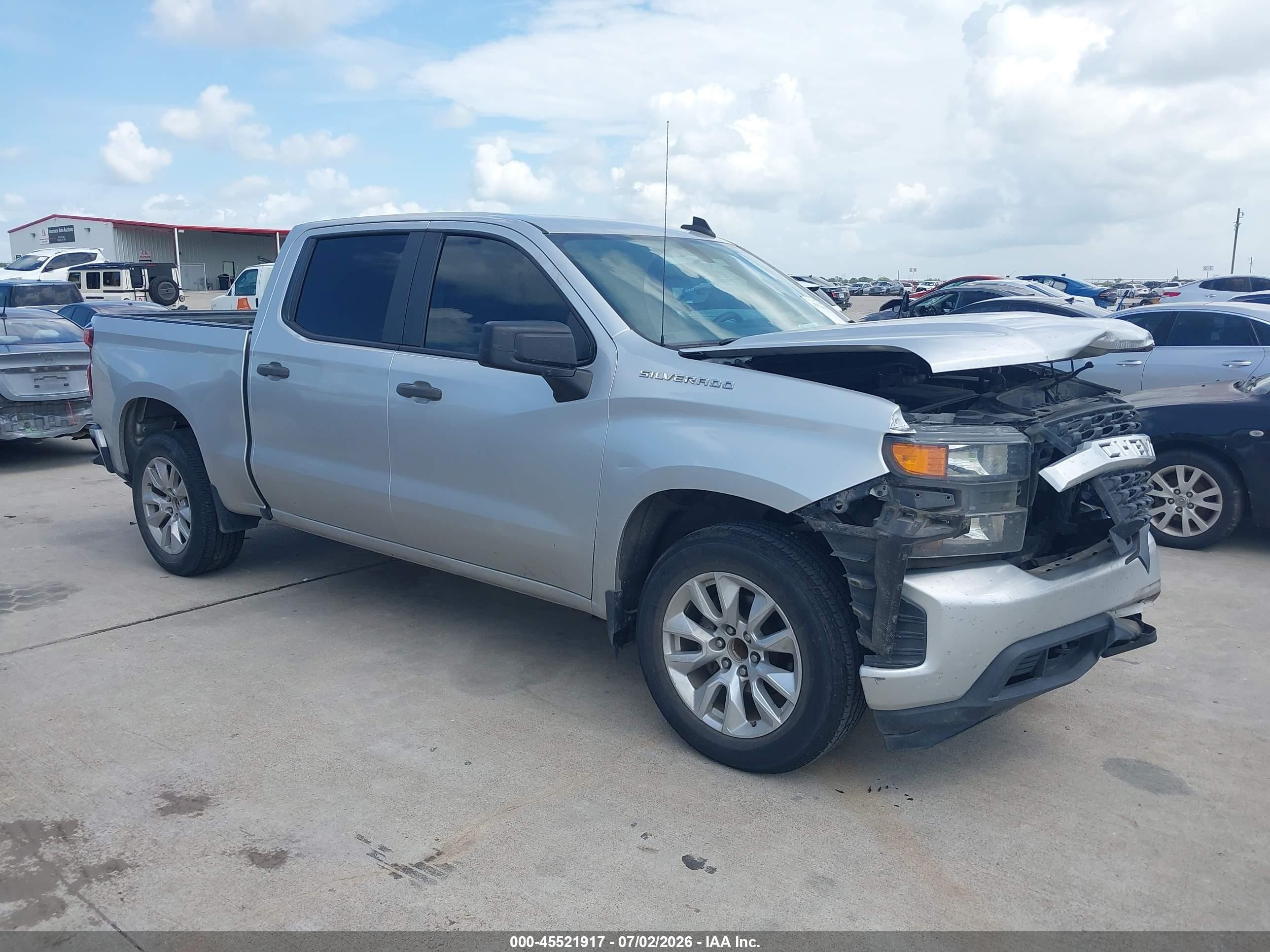 2020 Chevrolet Silverado 1500 VIN 3GCPWBEH3LG135707 — IAAI salvage auction photo