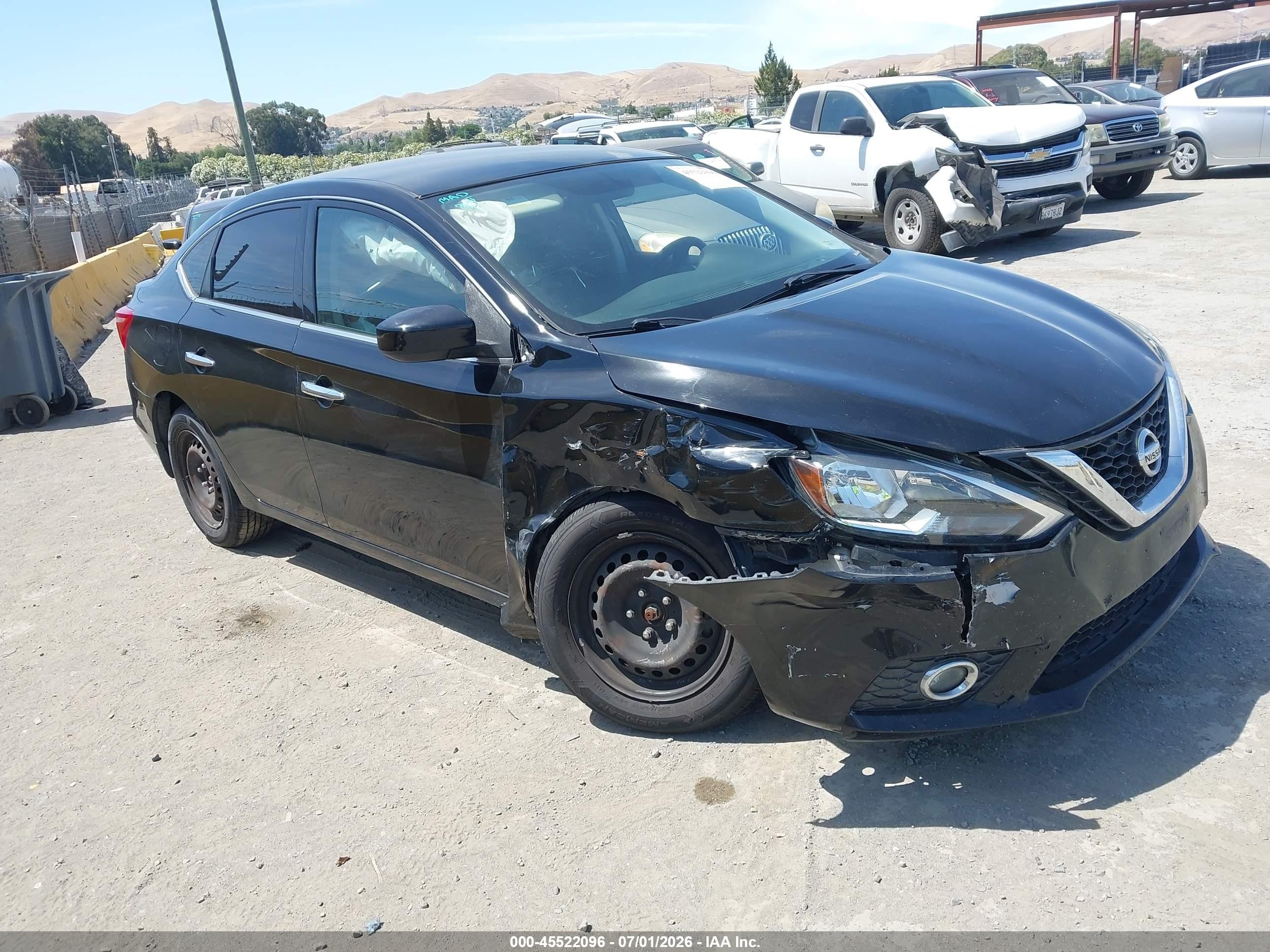 2019 Nissan Sentra VIN 3N1AB7AP4KY224838 IAAI salvage auction — Normal Wear, Clear - Dealer Only (California), sold $750 on 2026-07-09 (photo 1)