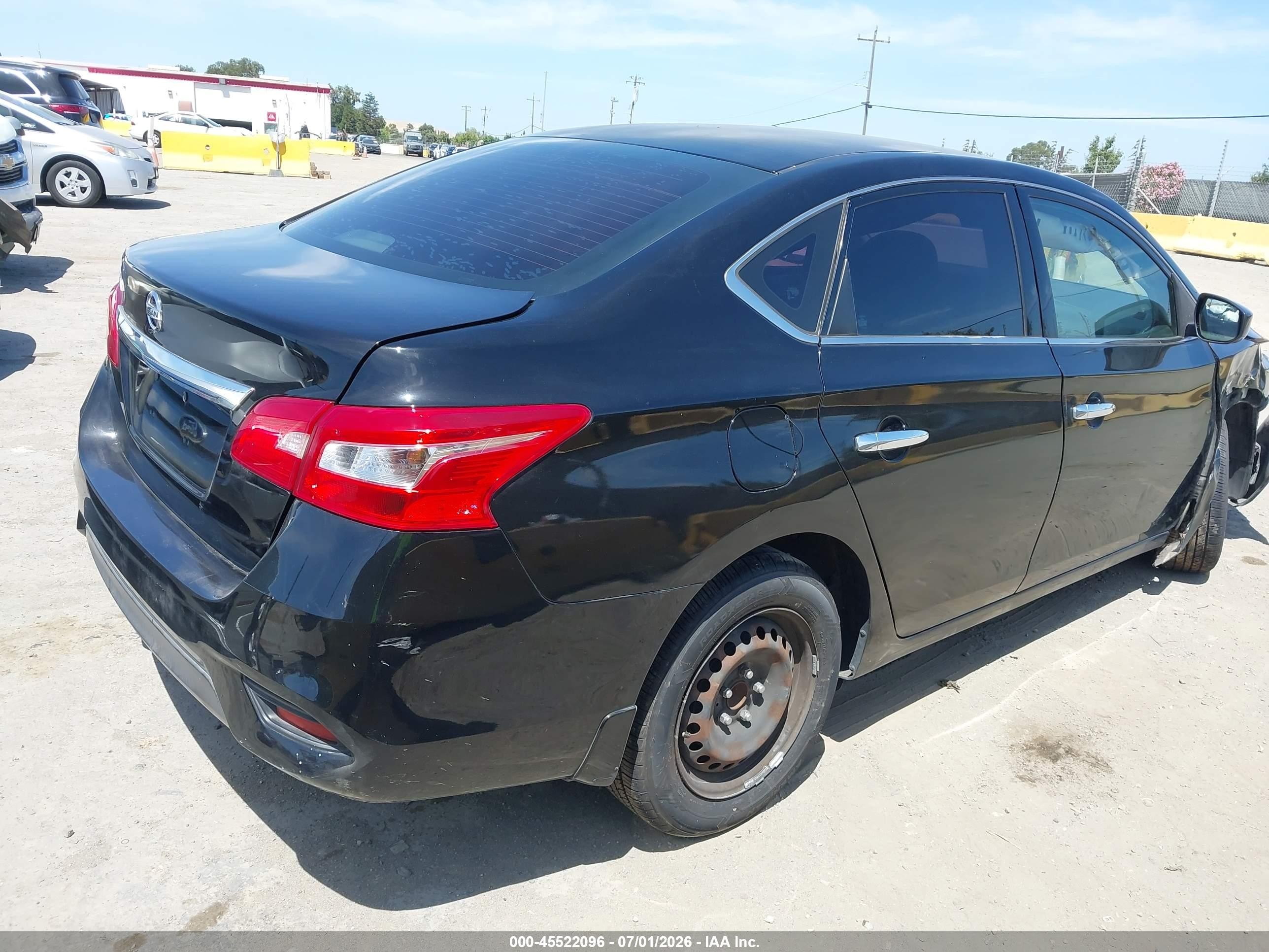 2019 Nissan Sentra VIN 3N1AB7AP4KY224838 IAAI salvage auction — Normal Wear, Clear - Dealer Only (California), sold $750 on 2026-07-09 (photo 4)