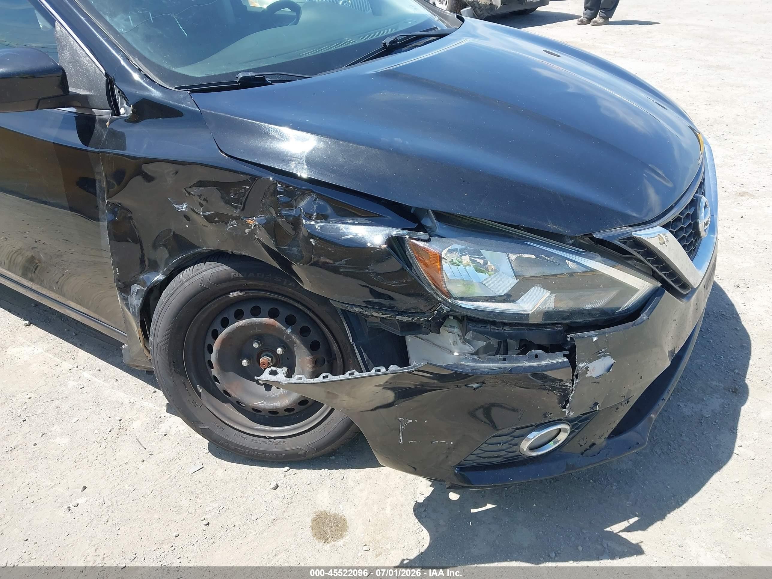 2019 Nissan Sentra VIN 3N1AB7AP4KY224838 IAAI salvage auction — Normal Wear, Clear - Dealer Only (California), sold $750 on 2026-07-09 (photo 6)