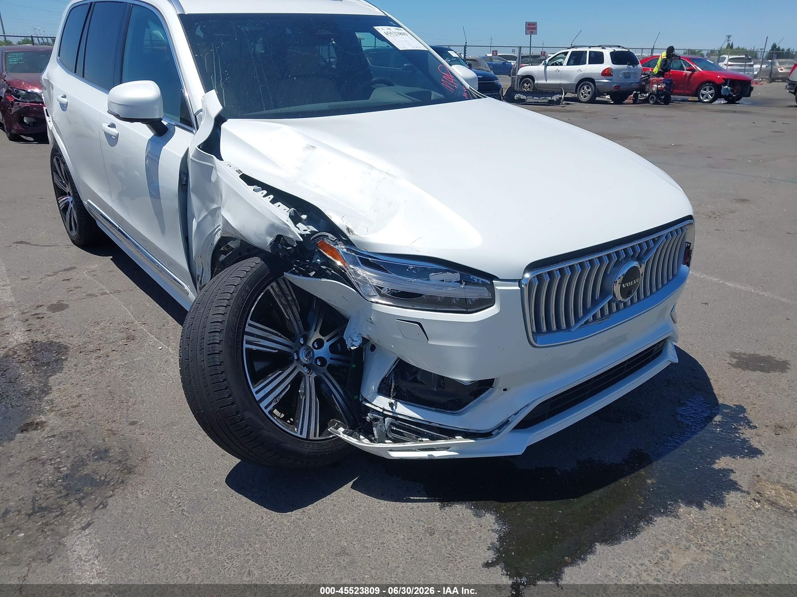 2025 Volvo XC90 VIN YV4H60PFXS1314471 IAAI salvage auction — Front End, Salvage (California), sold $14,100 on 2026-08-12 (photo 6)