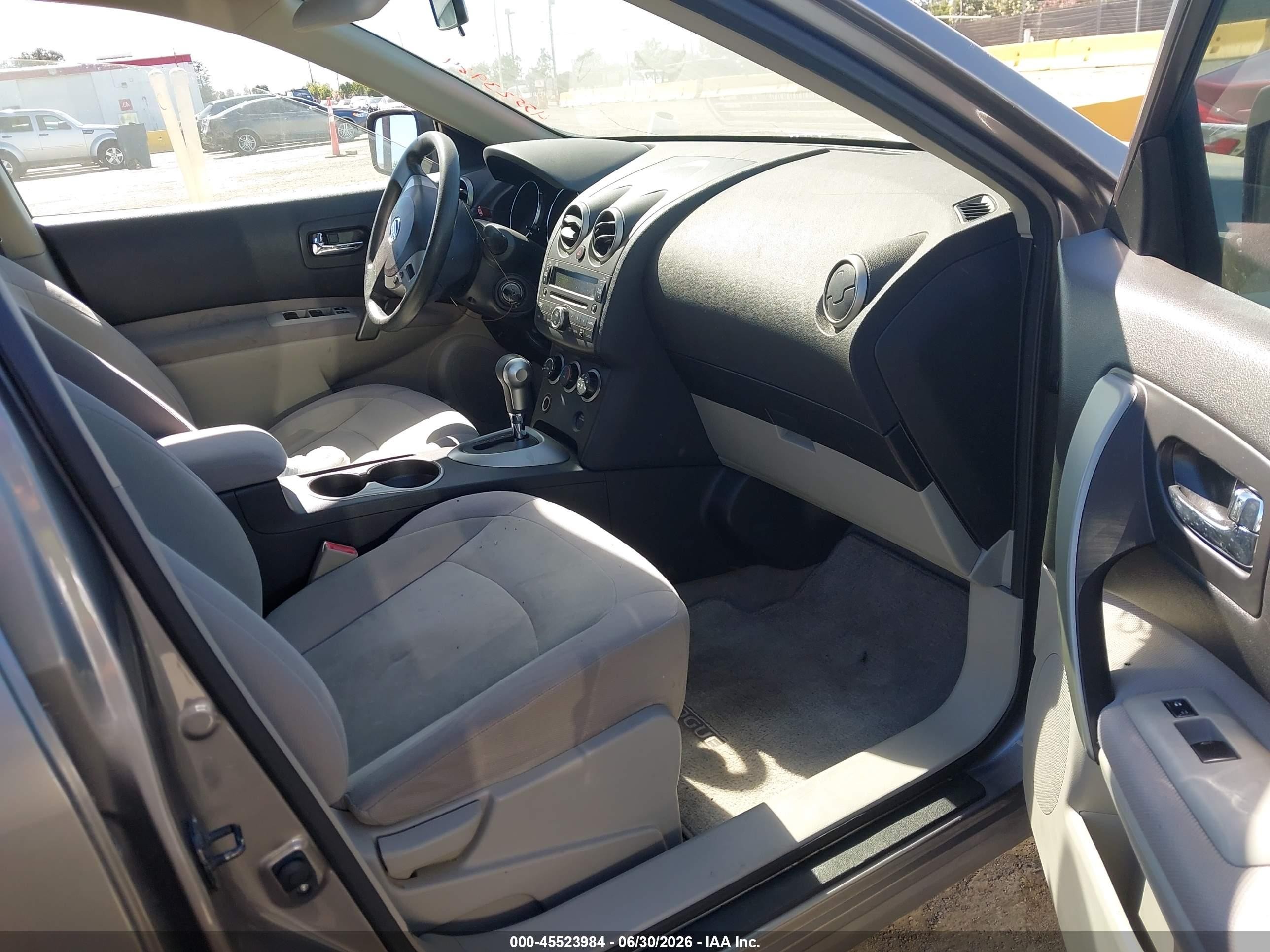 2010 Nissan Rogue Sport VIN JN8AS5MT0AW013897 IAAI salvage auction — Normal Wear, Clear - Dealer Only (California), sold $600 on 2026-07-09 (photo 5)