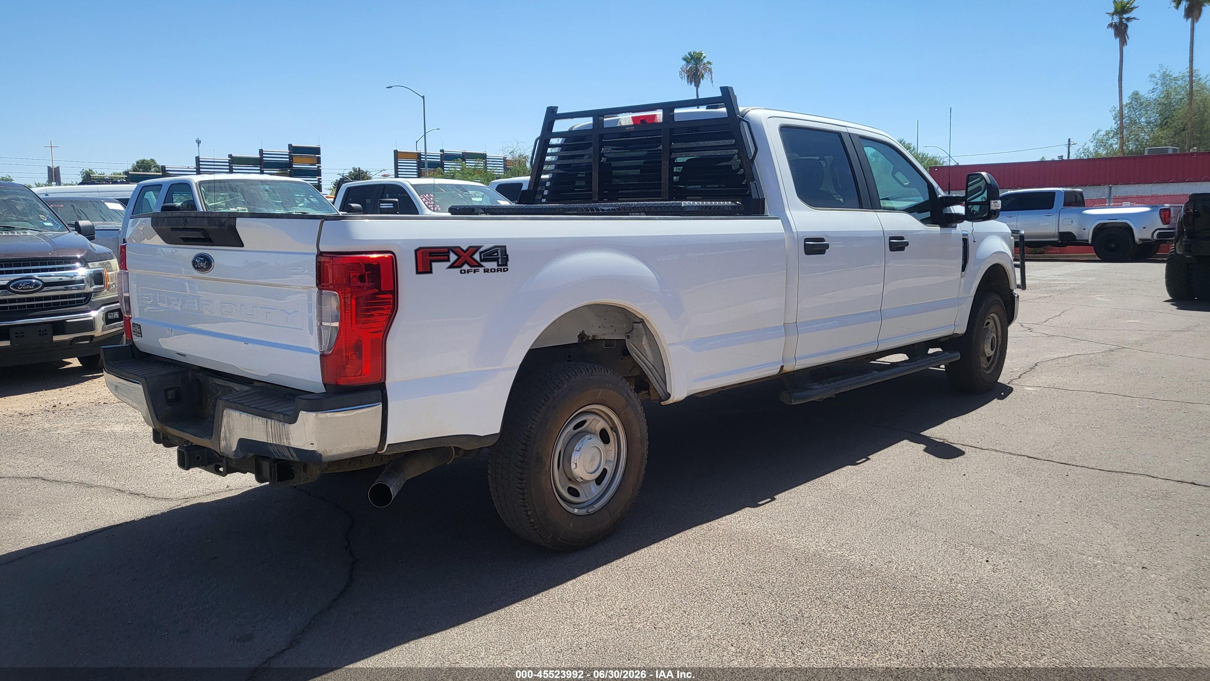 2022 Ford F-250 VIN 1FT7W2BN9NEF63849 IAAI salvage auction — Normal Wear, Clear (Arizona), sold $15,400 on 2026-07-07 (photo 4)