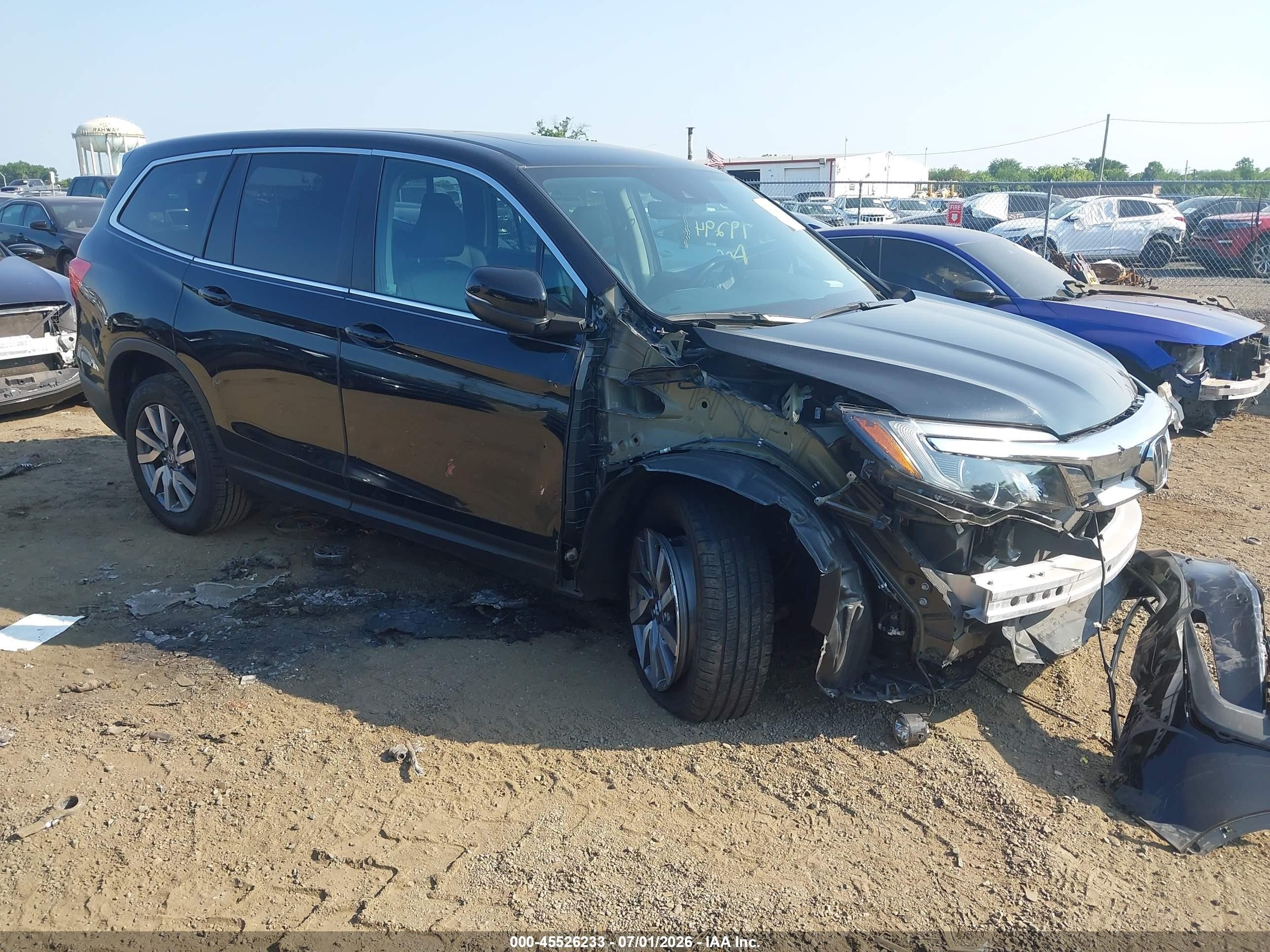 2022 Honda Pilot VIN 5FNYF6H5XNB087547 — IAAI salvage auction photo