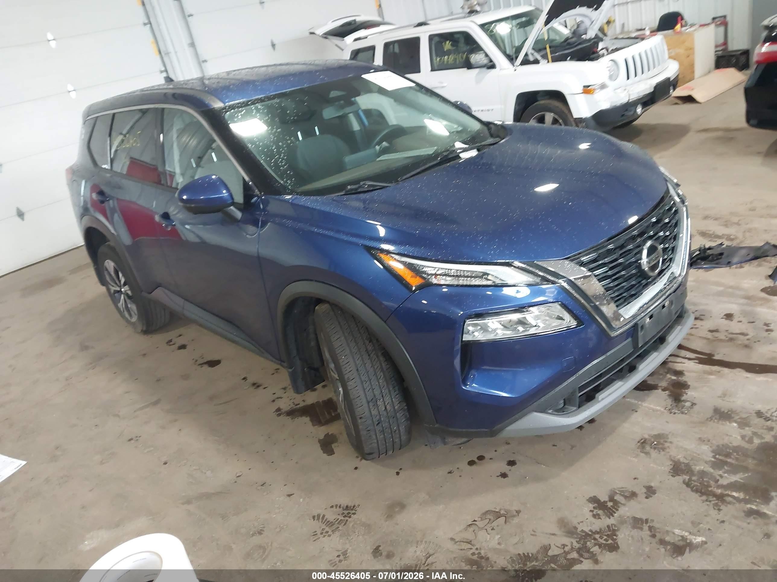 2021 Nissan Rogue VIN JN8AT3BB3MW227878 IAAI salvage auction — Unknown, Salvage (Minnesota), sold $5,250 on 2026-09-09 (photo 1)