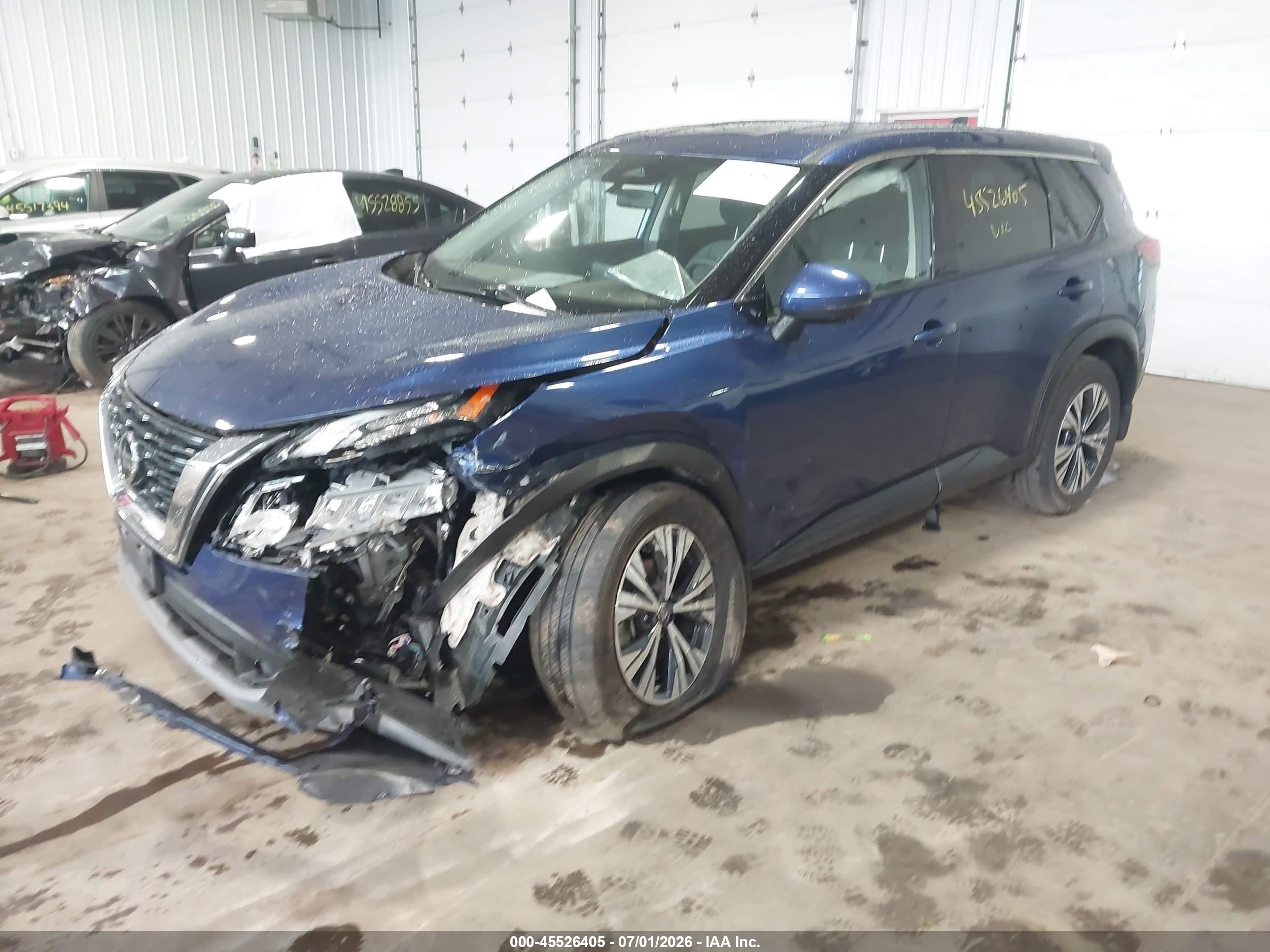 2021 Nissan Rogue VIN JN8AT3BB3MW227878 IAAI salvage auction — Unknown, Salvage (Minnesota), sold $5,250 on 2026-09-09 (photo 6)