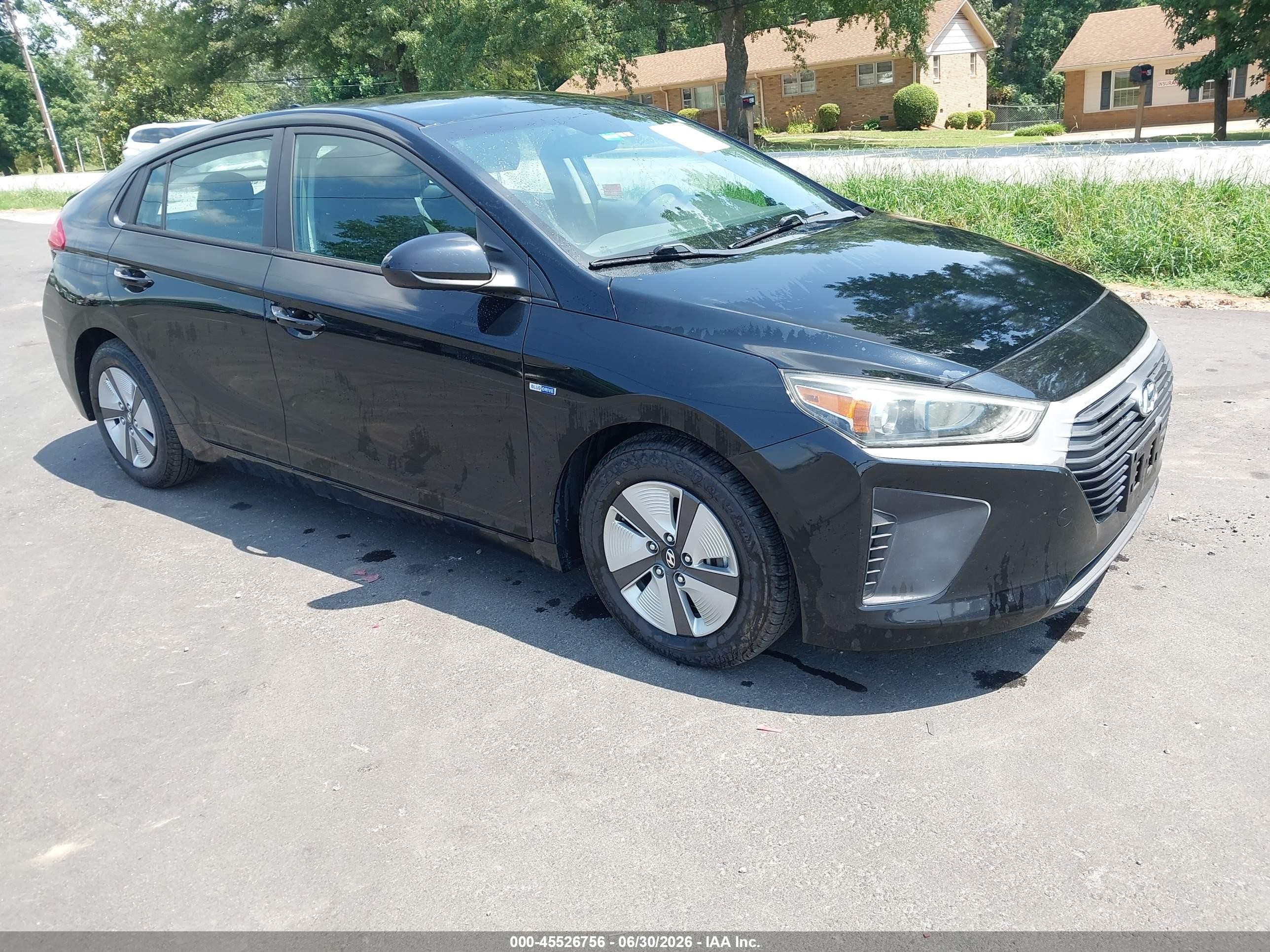2019 Hyundai Ioniq Hybrid VIN KMHC65LC4KU108000 — IAAI salvage auction photo