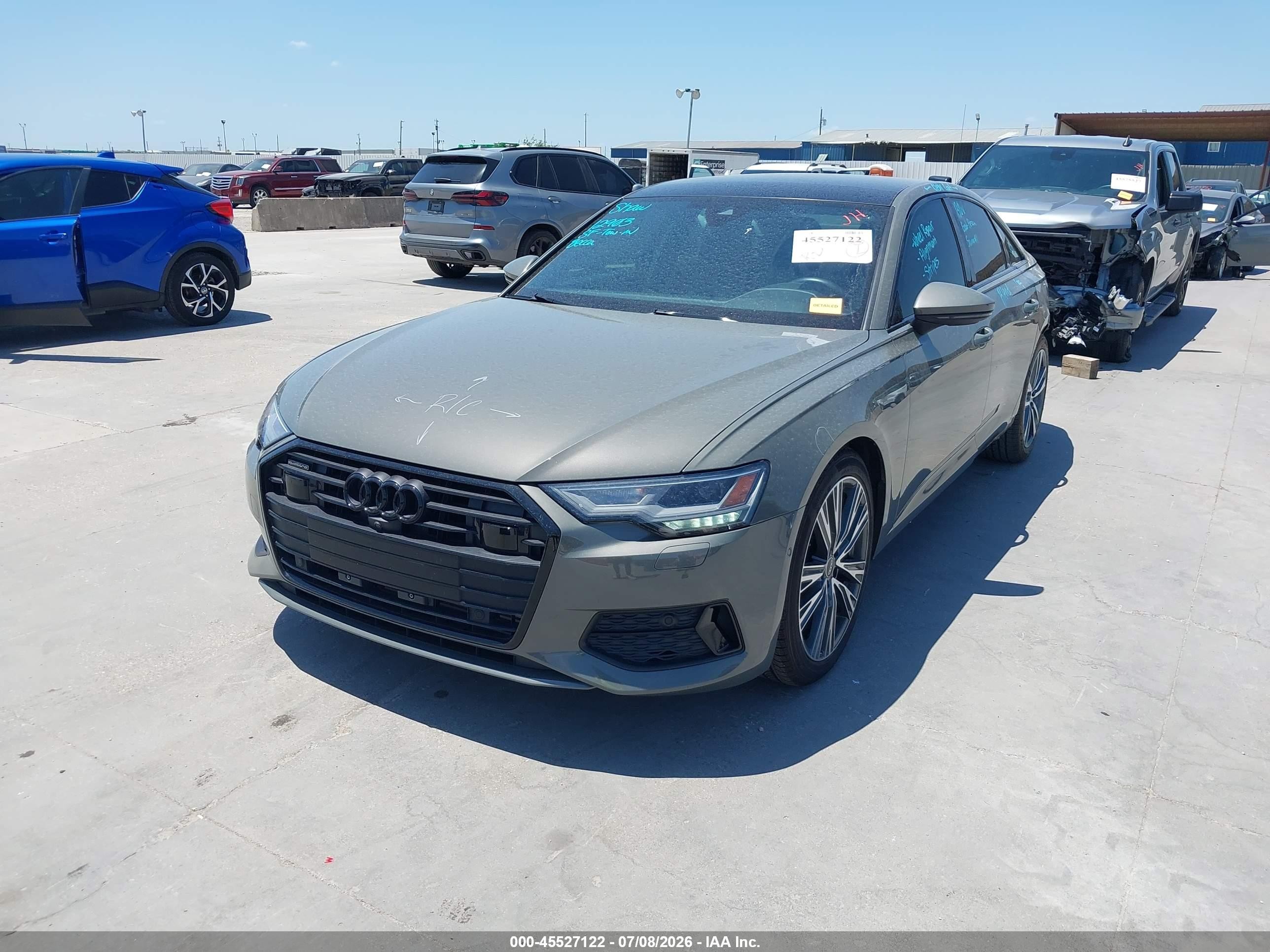 2023 Audi A6 VIN WAUD3BF27PN000620 IAAI salvage auction — Rear End, Original (Texas), sold $16,600 on 2026-08-30 (photo 2)